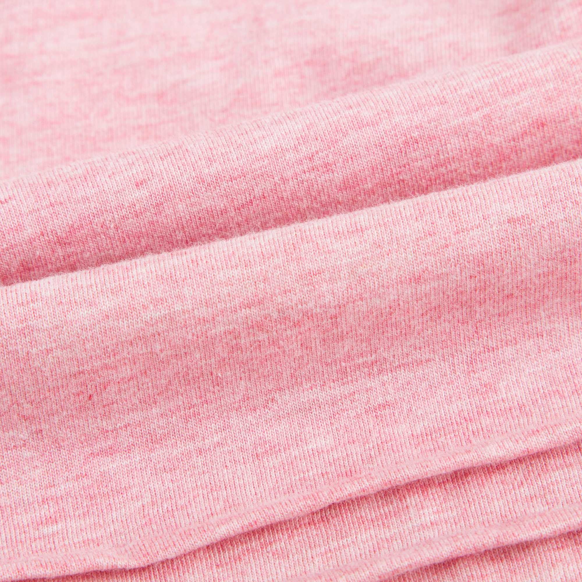 Baby Girls Pink Cotton T-shirt With Check Trim