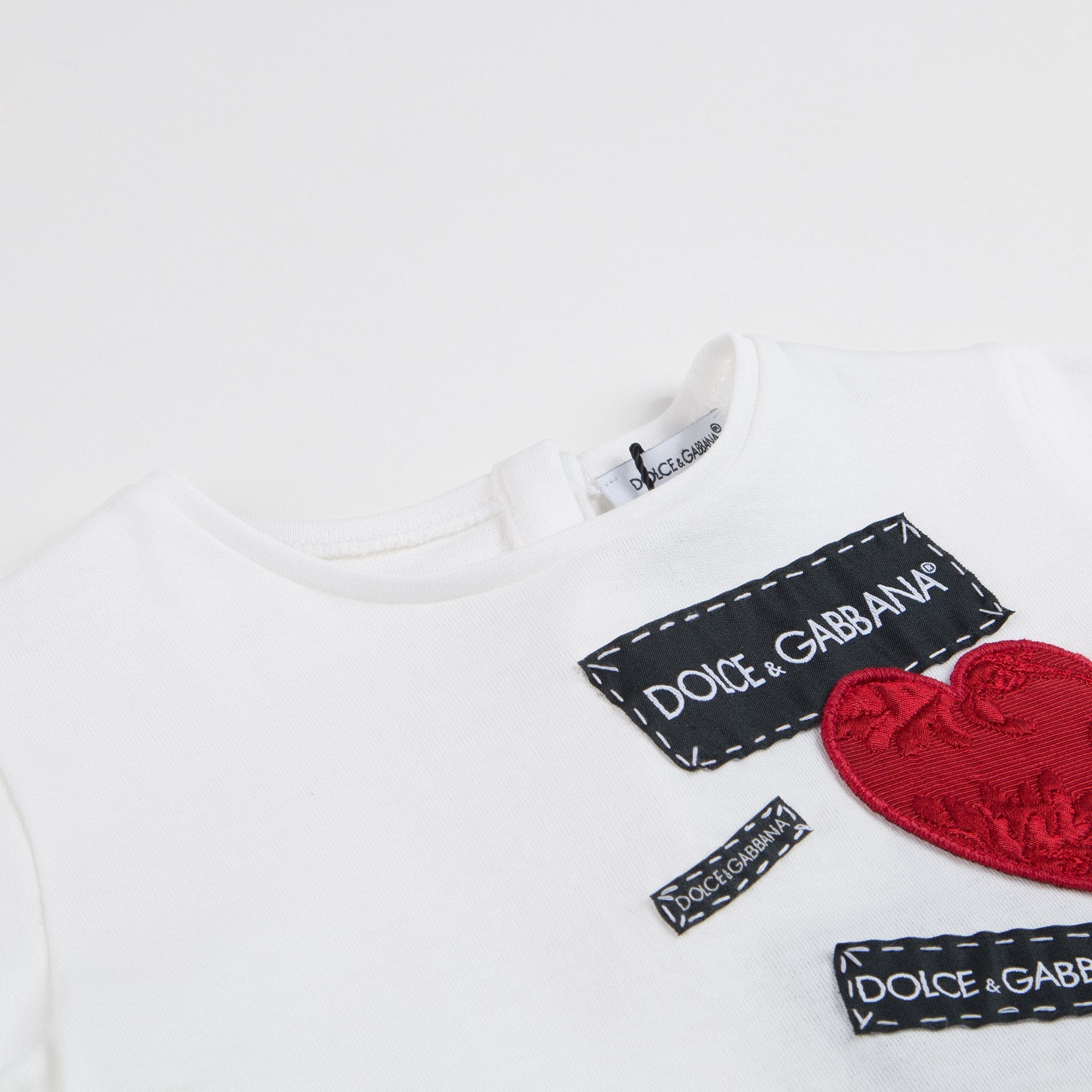 Baby  Girls   White   鈥淟OVE鈥?  Cotton   T-shirt