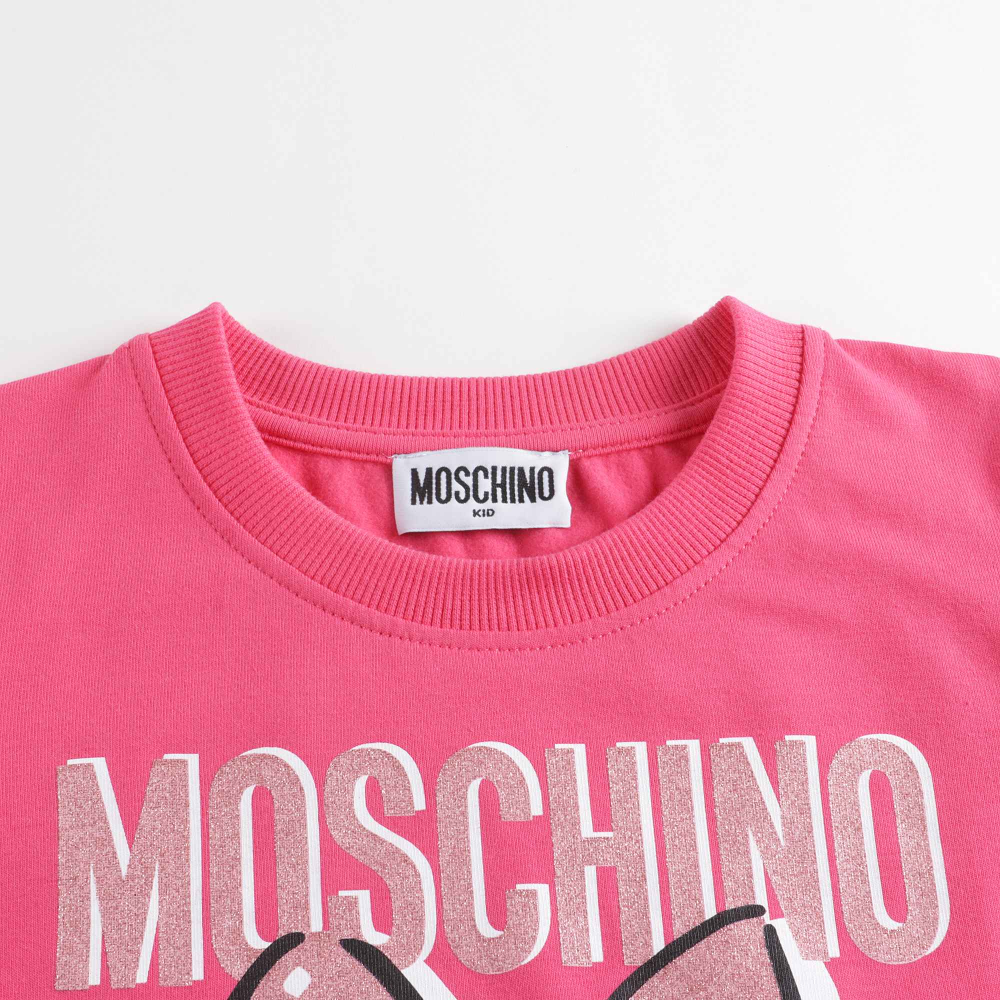 Girls Pink Logo Cotton T-Shirt