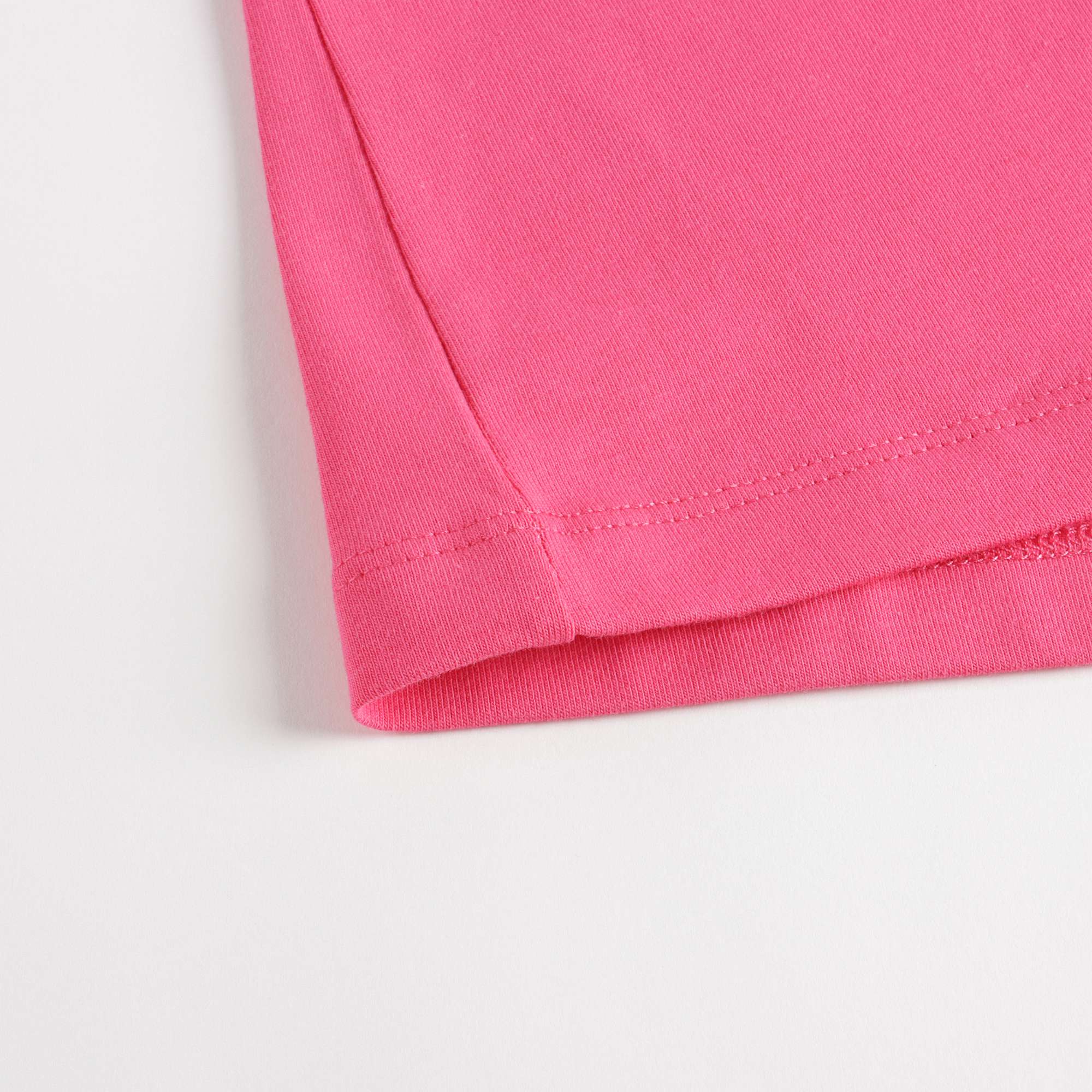 Girls Pink Logo Cotton T-Shirt