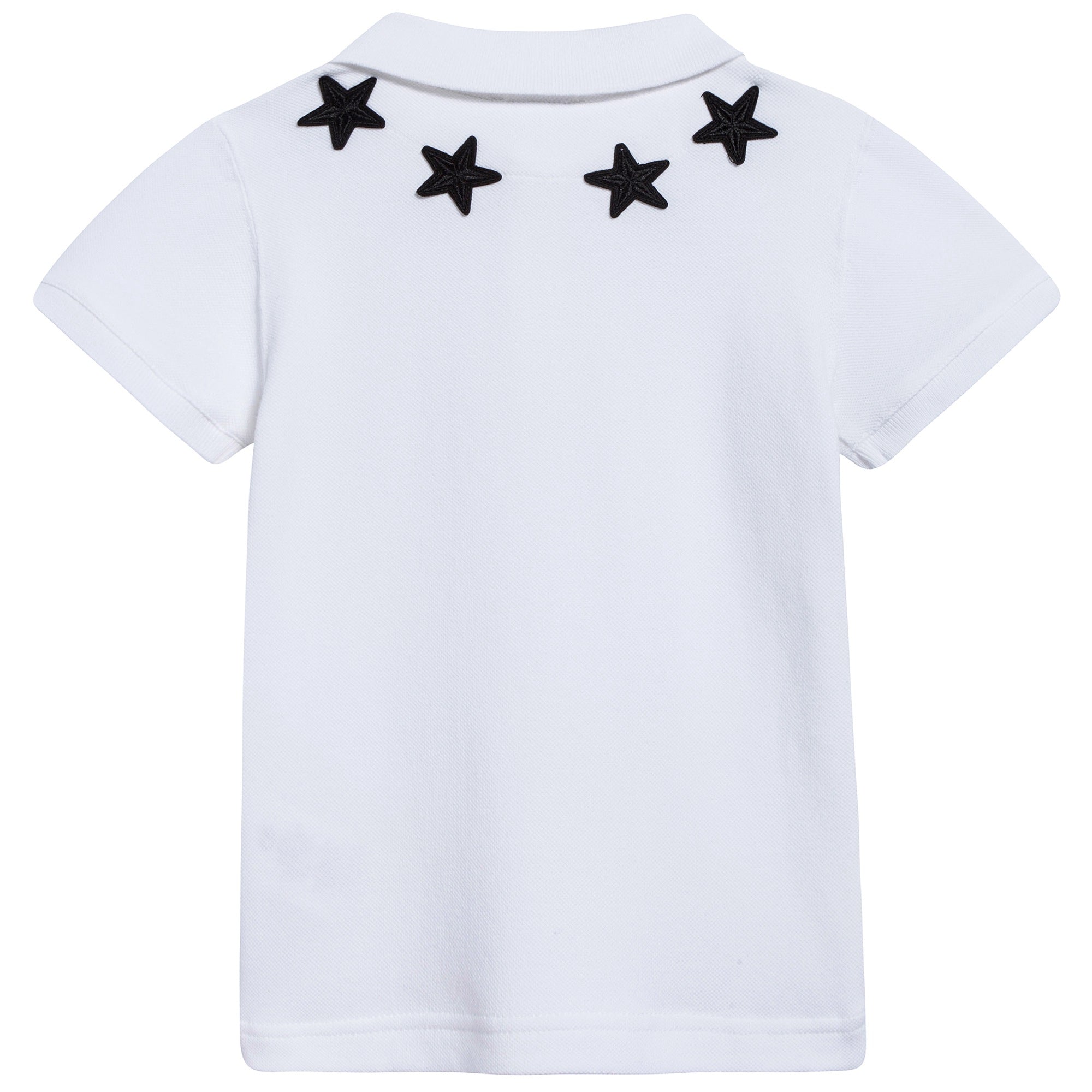 Baby Boys  White Viscose Polo Shirt