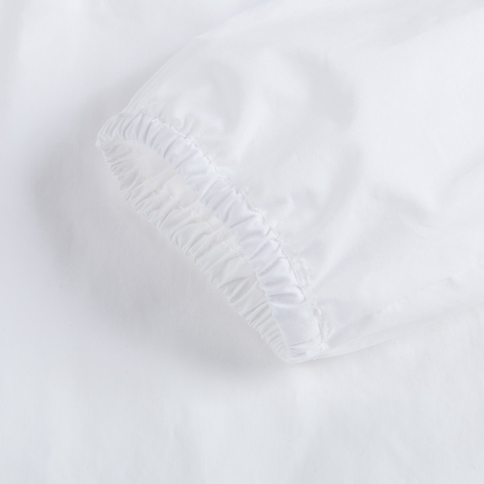 Girls White Cotton Top With Flounces