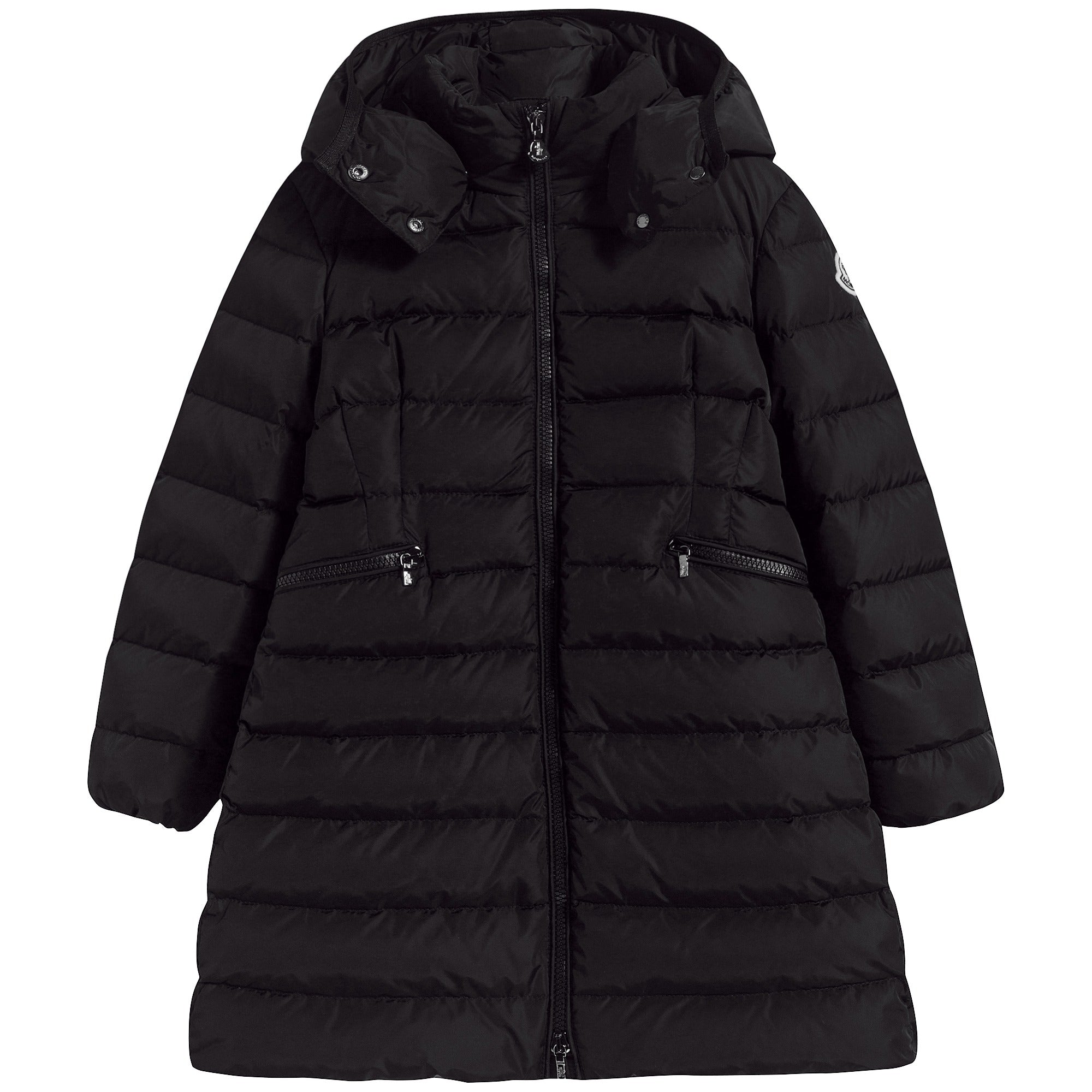 Girls Black "CHARPAL" Padded Down Coat