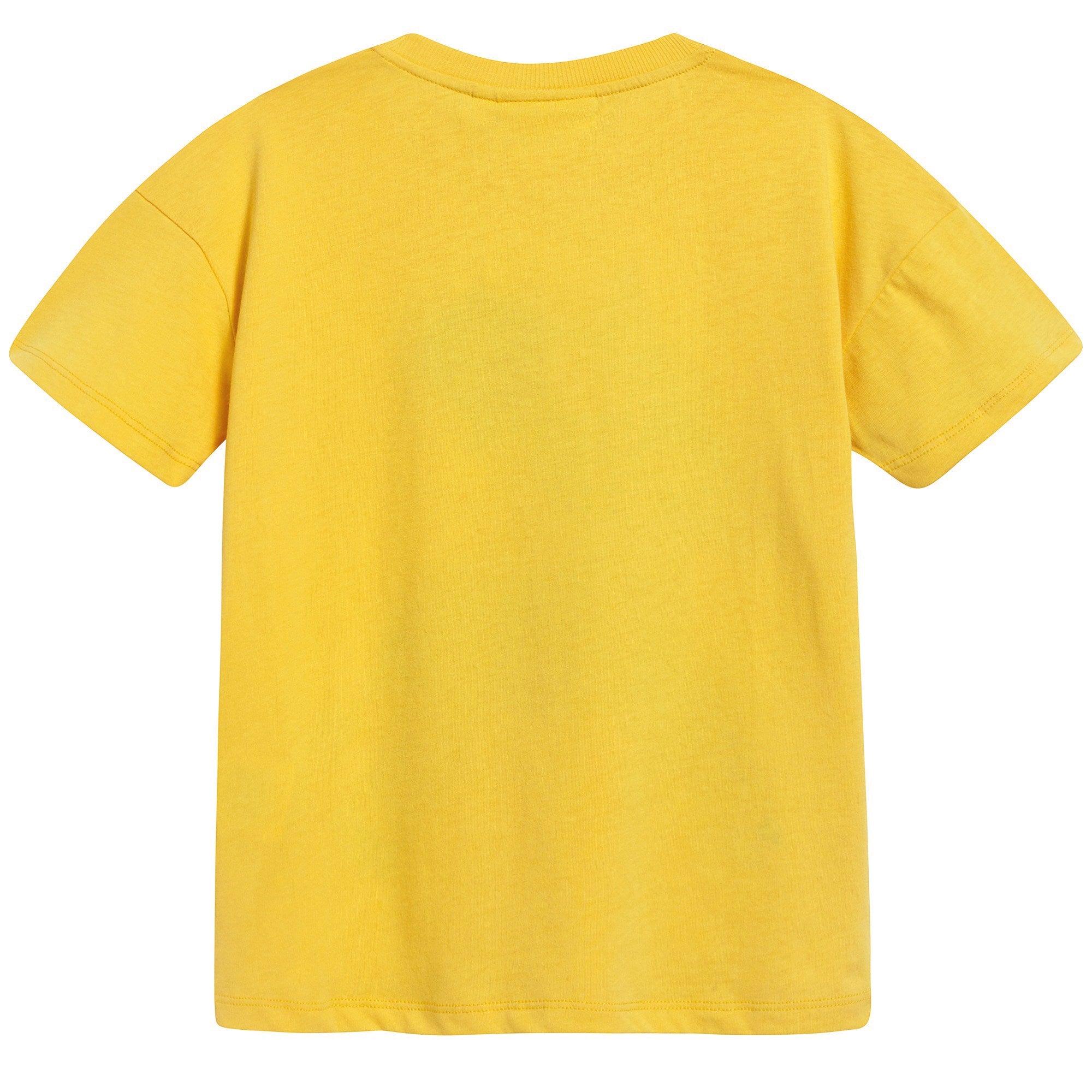 Girls Yellow Donkey Organic Cotton T-shirt
