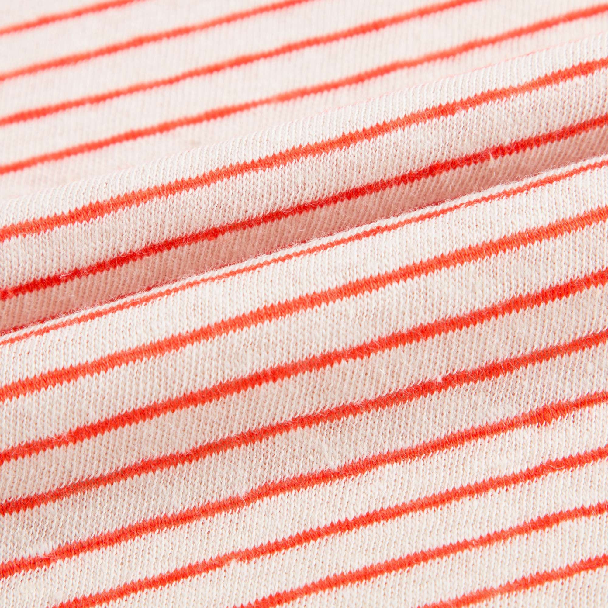 Girls Orange Striped Vest