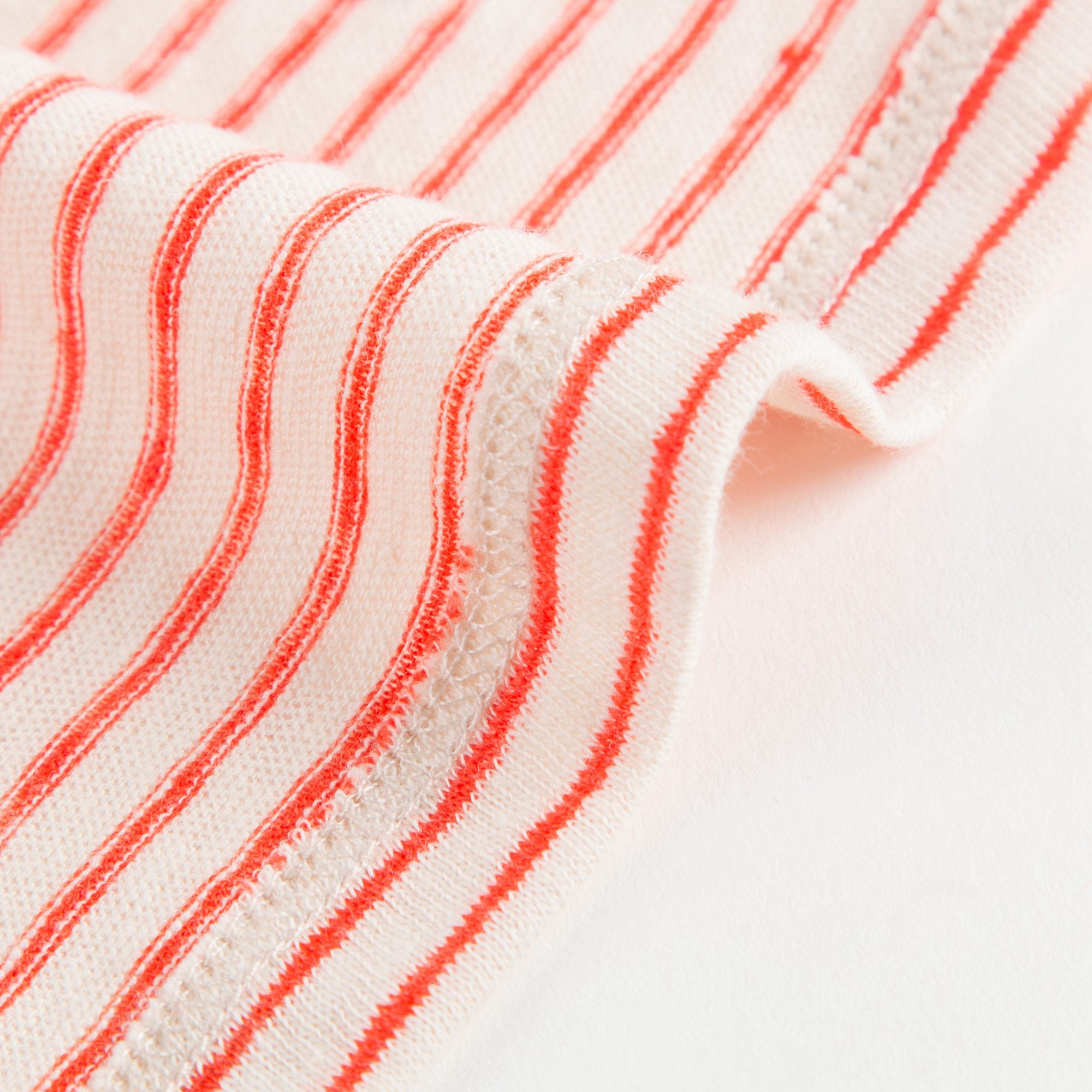Girls Orange Striped Vest