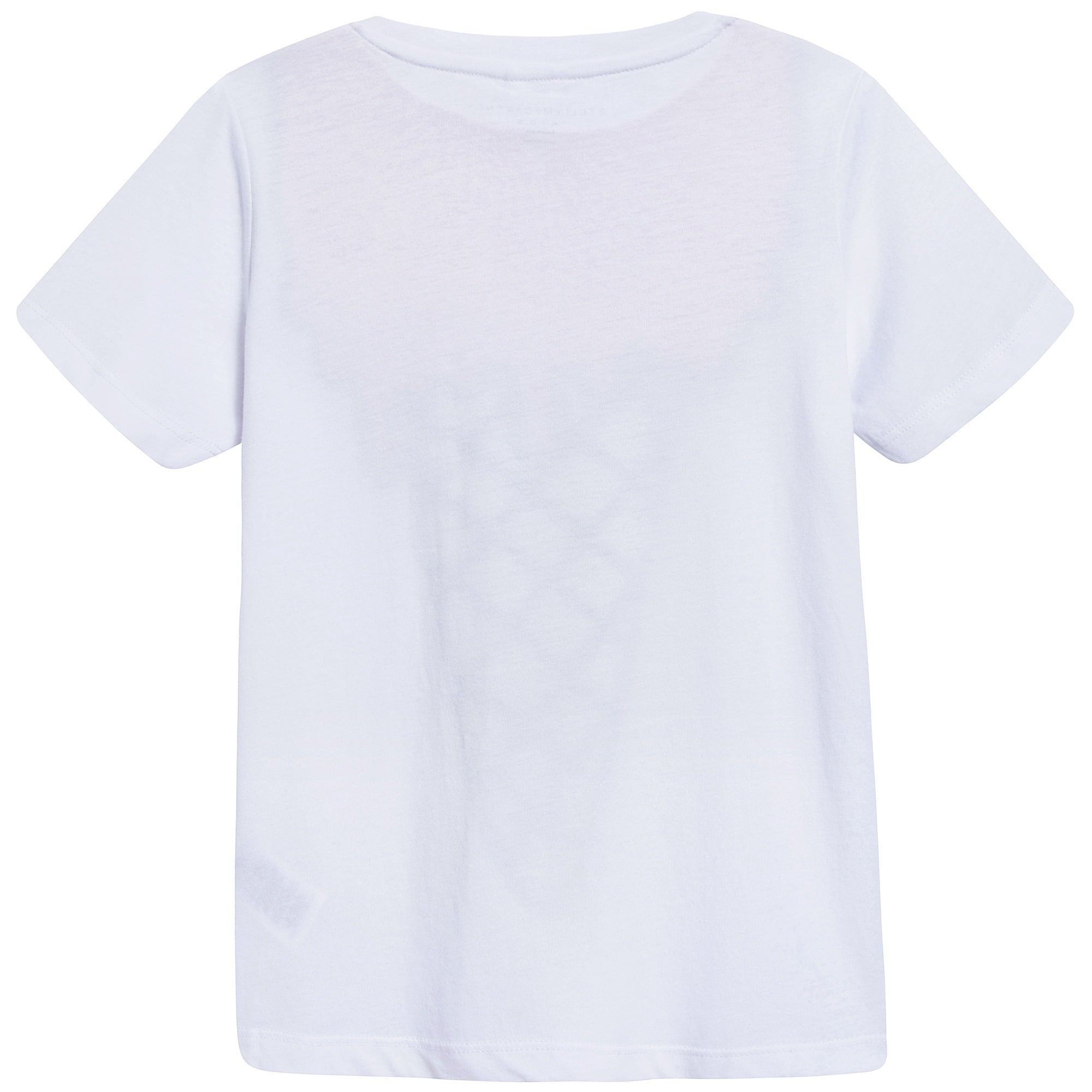 Girls White Icecream Printed T-shirt