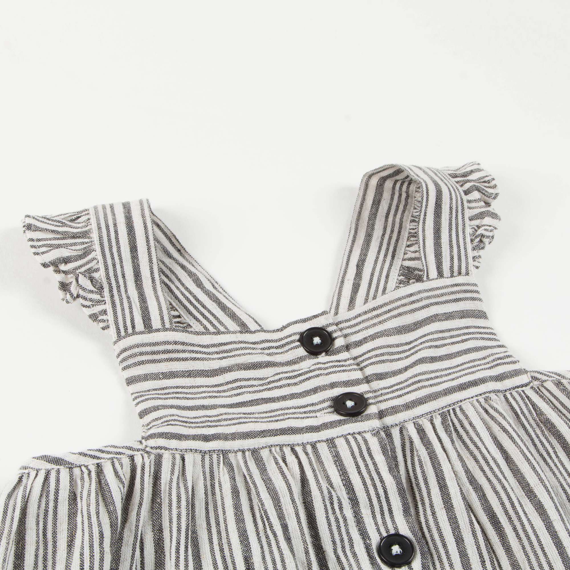 Girls Black & White "Stripes B&W" Dress