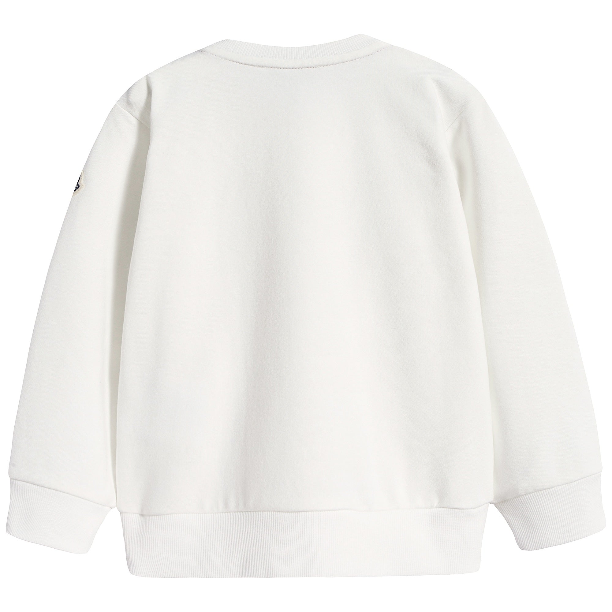 Baby Boys White "MAGLIA" Cotton Sweatshirt