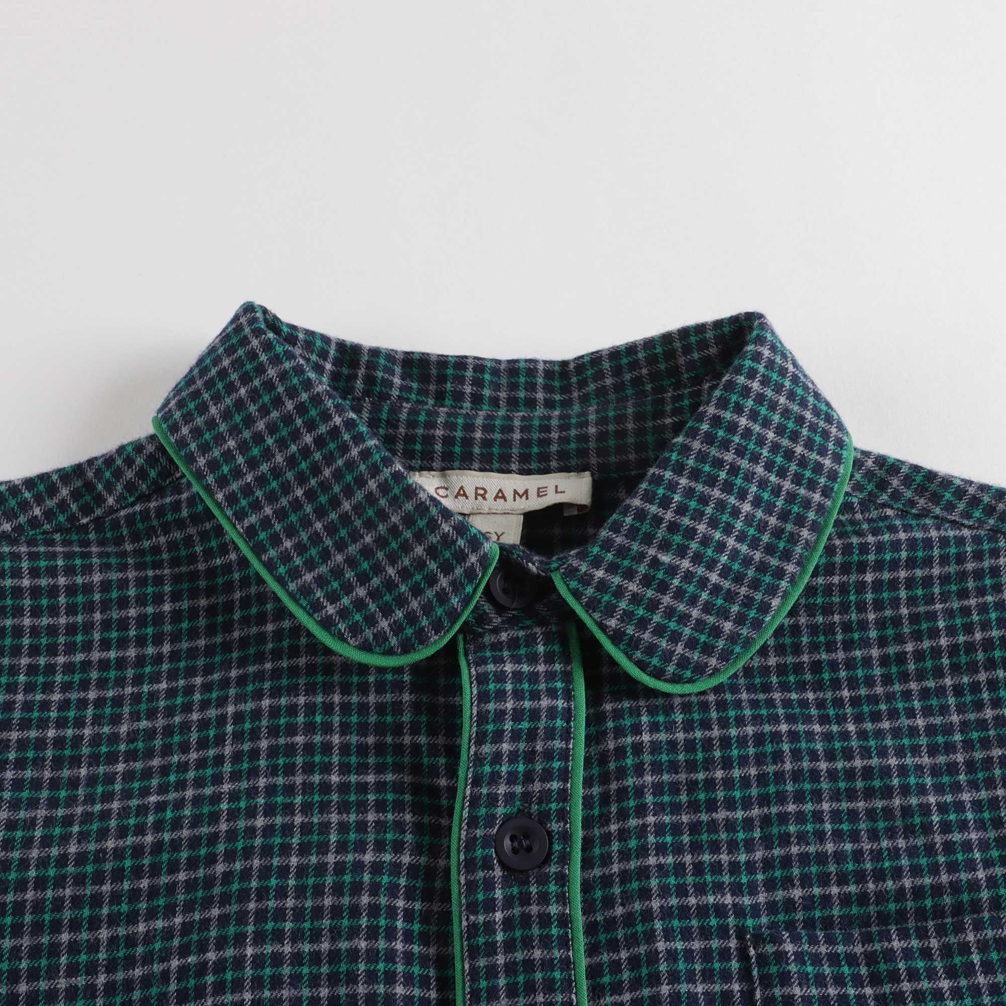 Boys & Girls Blue Check Cotton Shirt