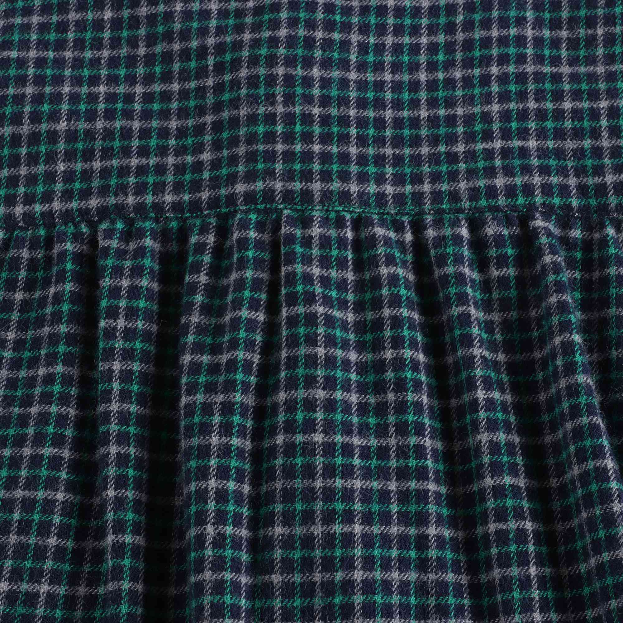 Boys & Girls Blue Check Cotton Shirt