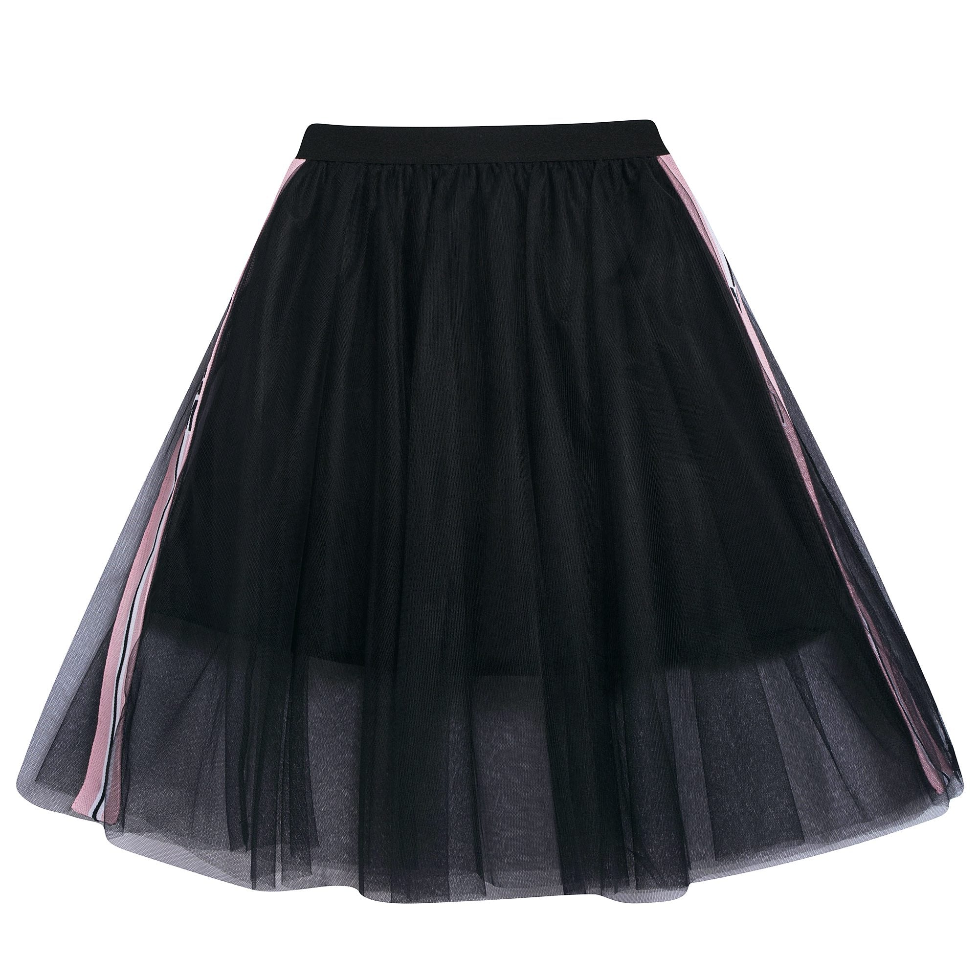 Girls Black Tulle Skirt