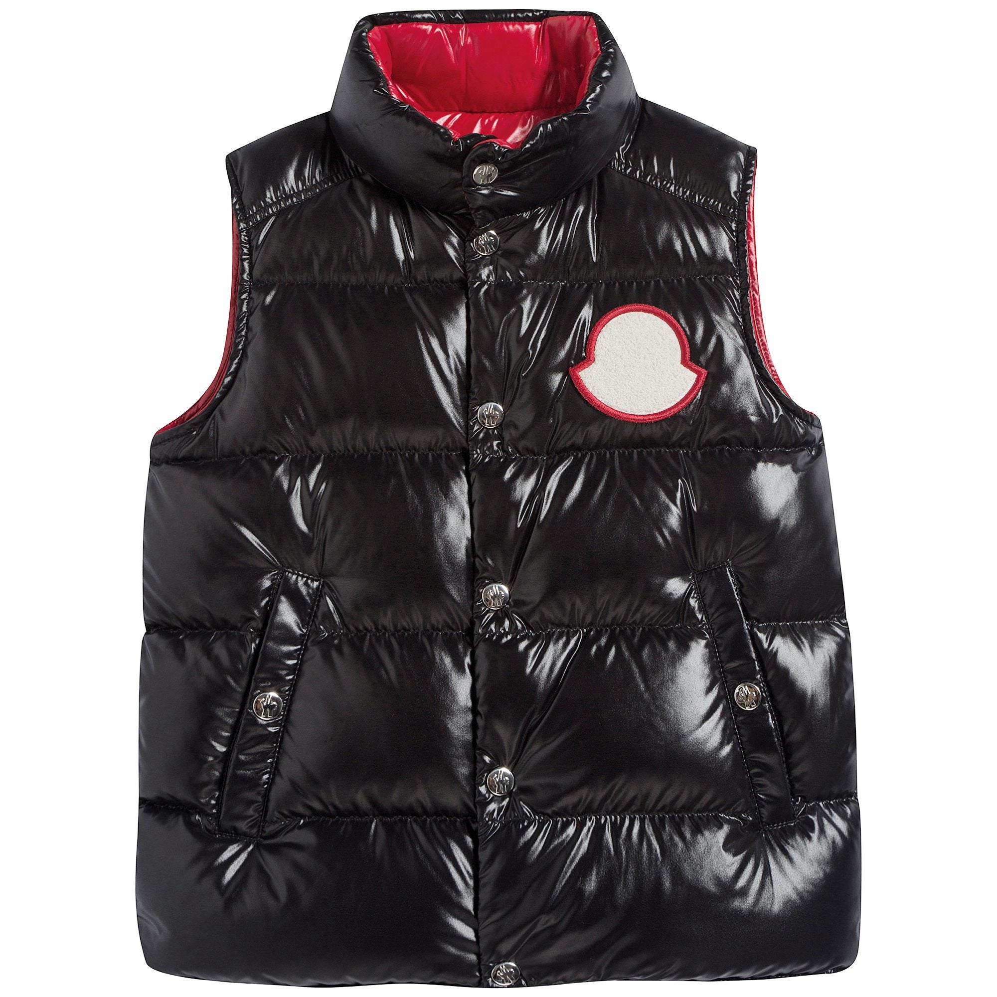 Boys & Girls Black "BILLECART" Padded Down Gilet