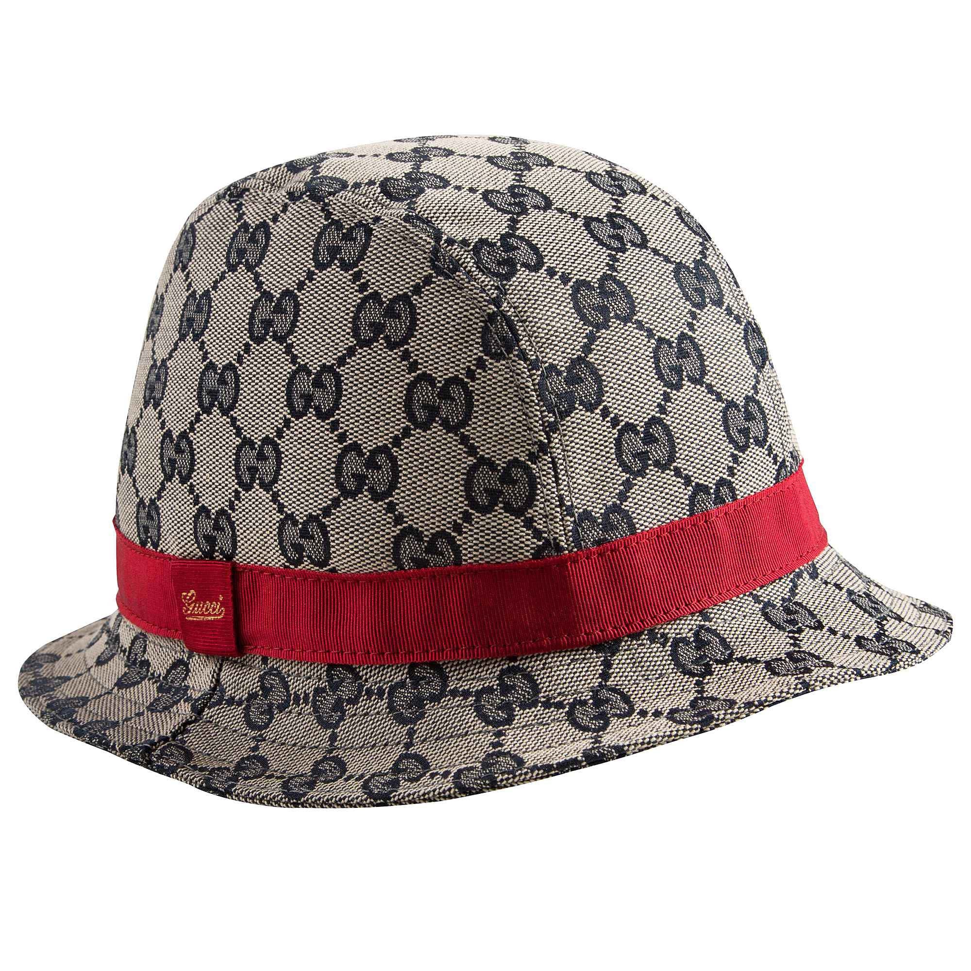 Girls Light Brown Sun Hat With Red Trims