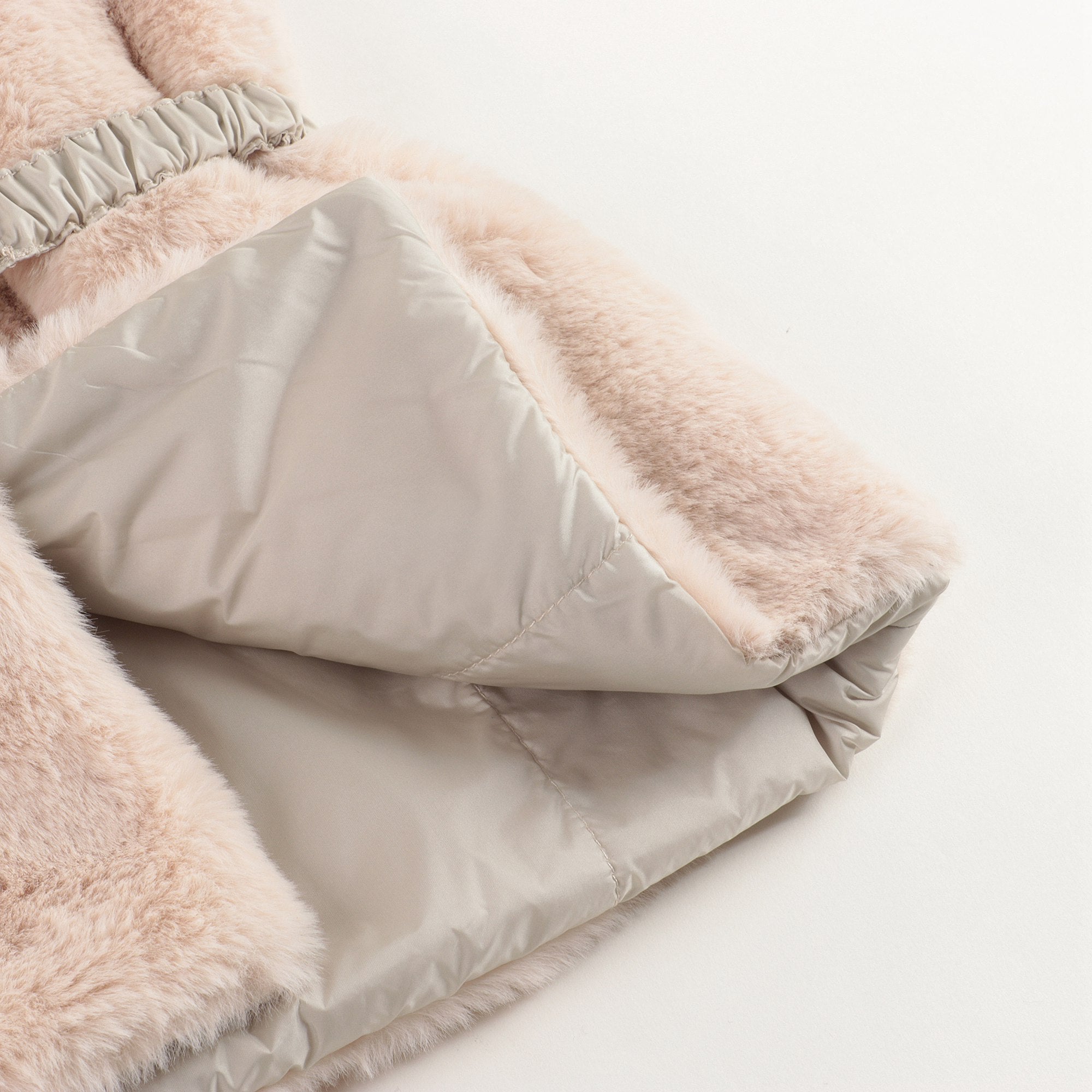 Girls Beige Belt Gilet