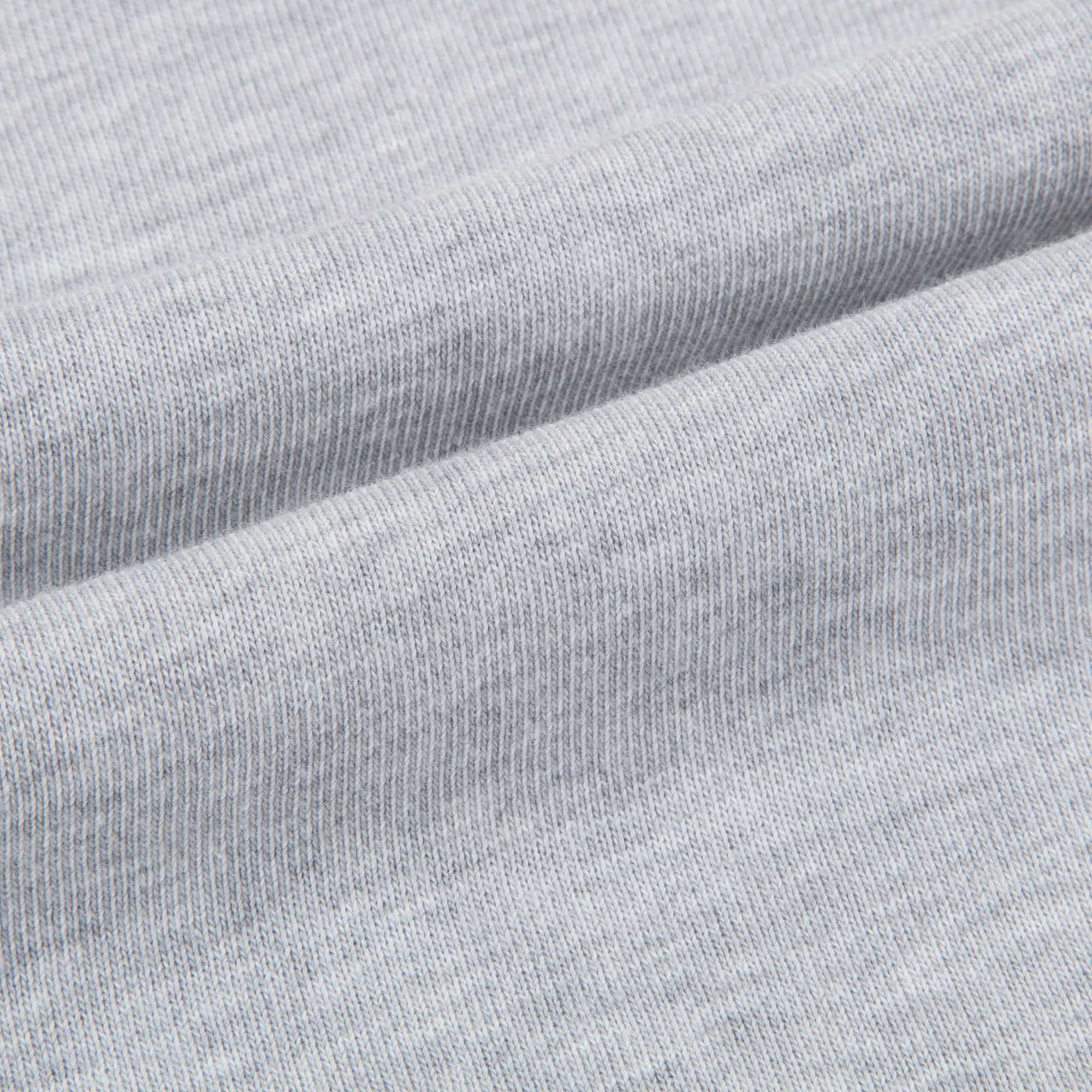 Girls Marl Grey Logo Cotton Trousers