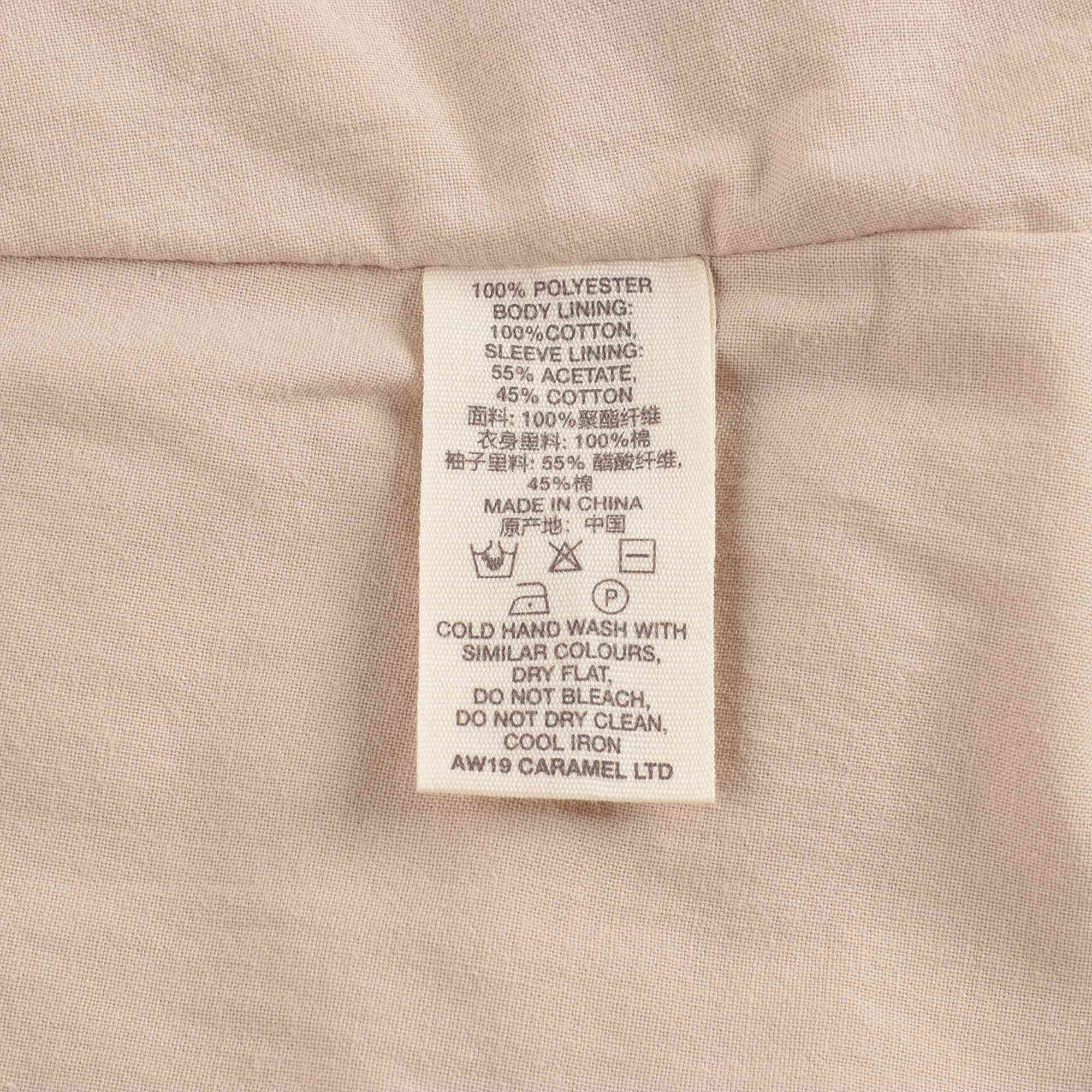 Girls White Pocket Coat