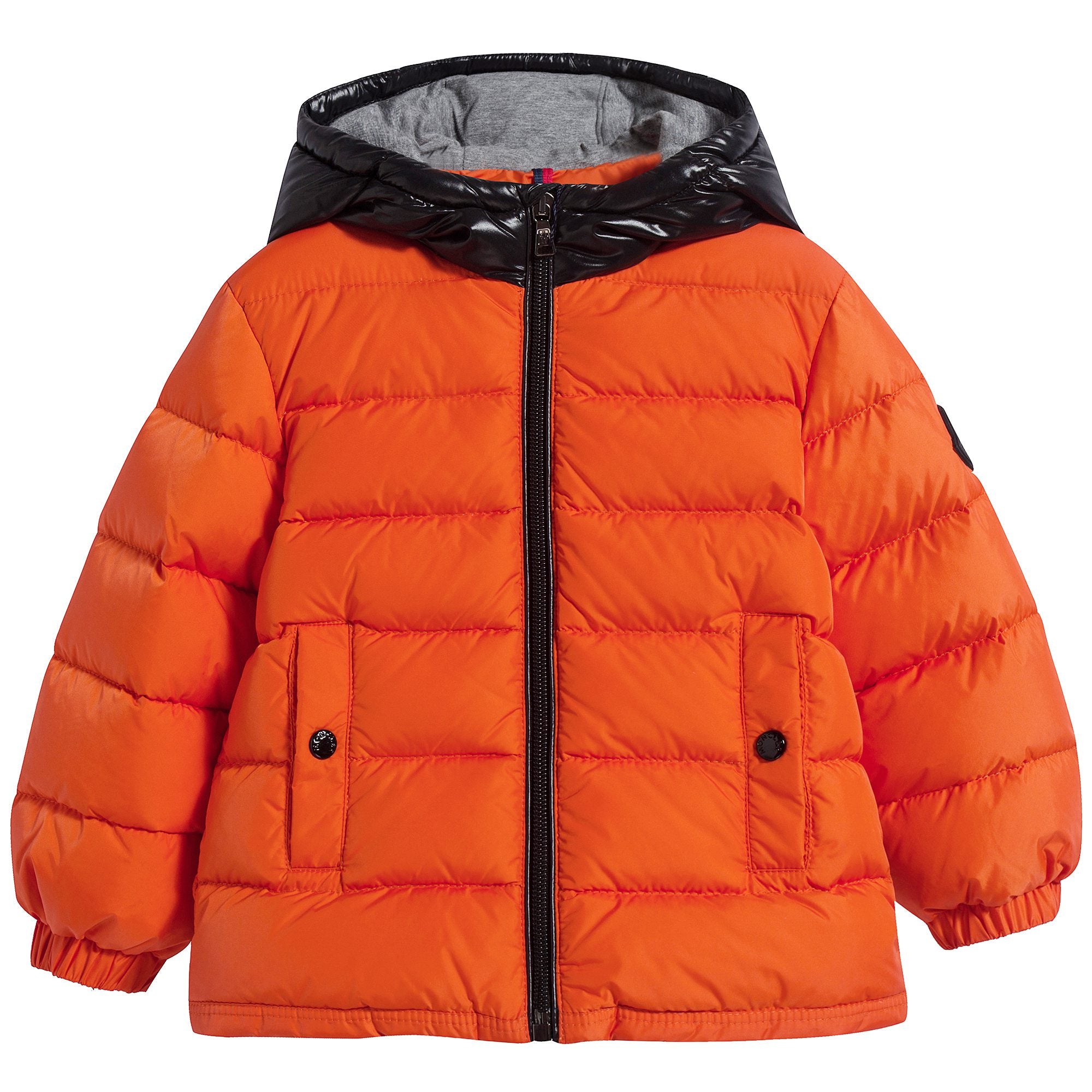 Baby Boys Bright Orange "LOURMARIN" Padded Down Coat