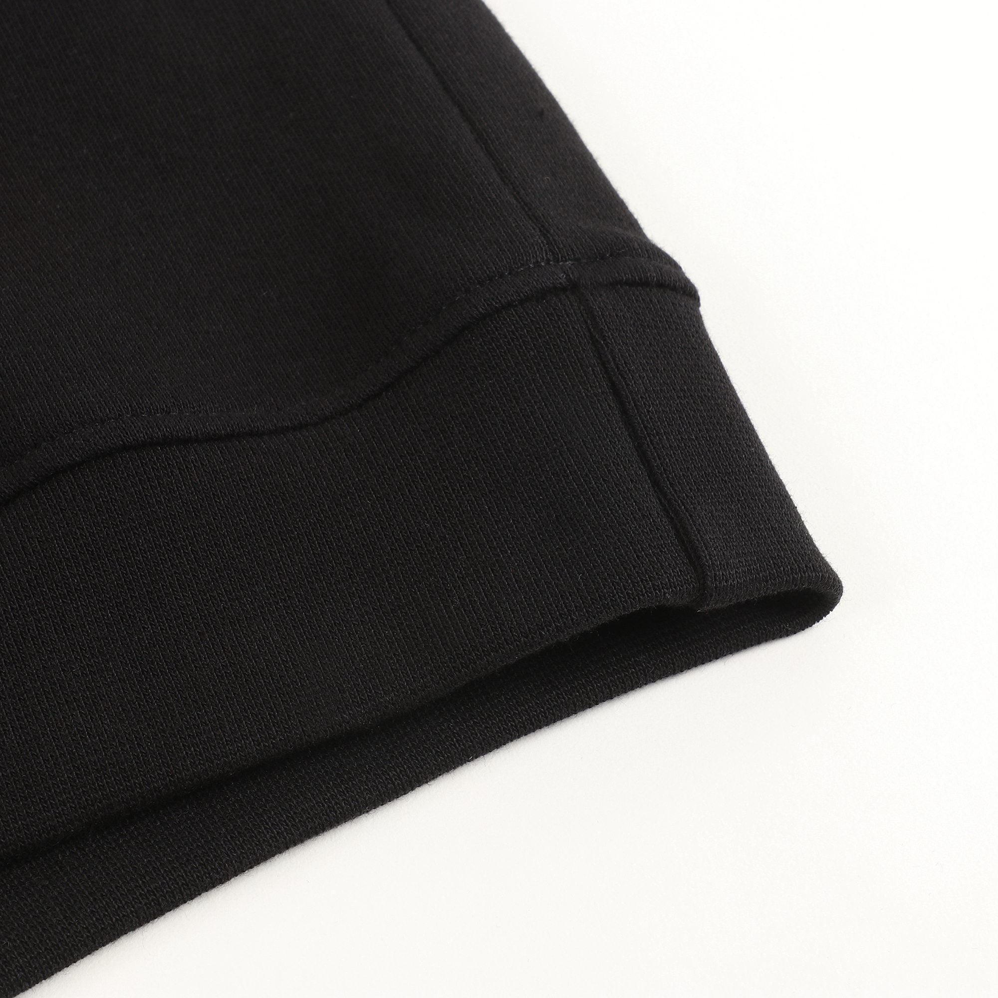 Girls Black Logo Cotton Sweatshirt