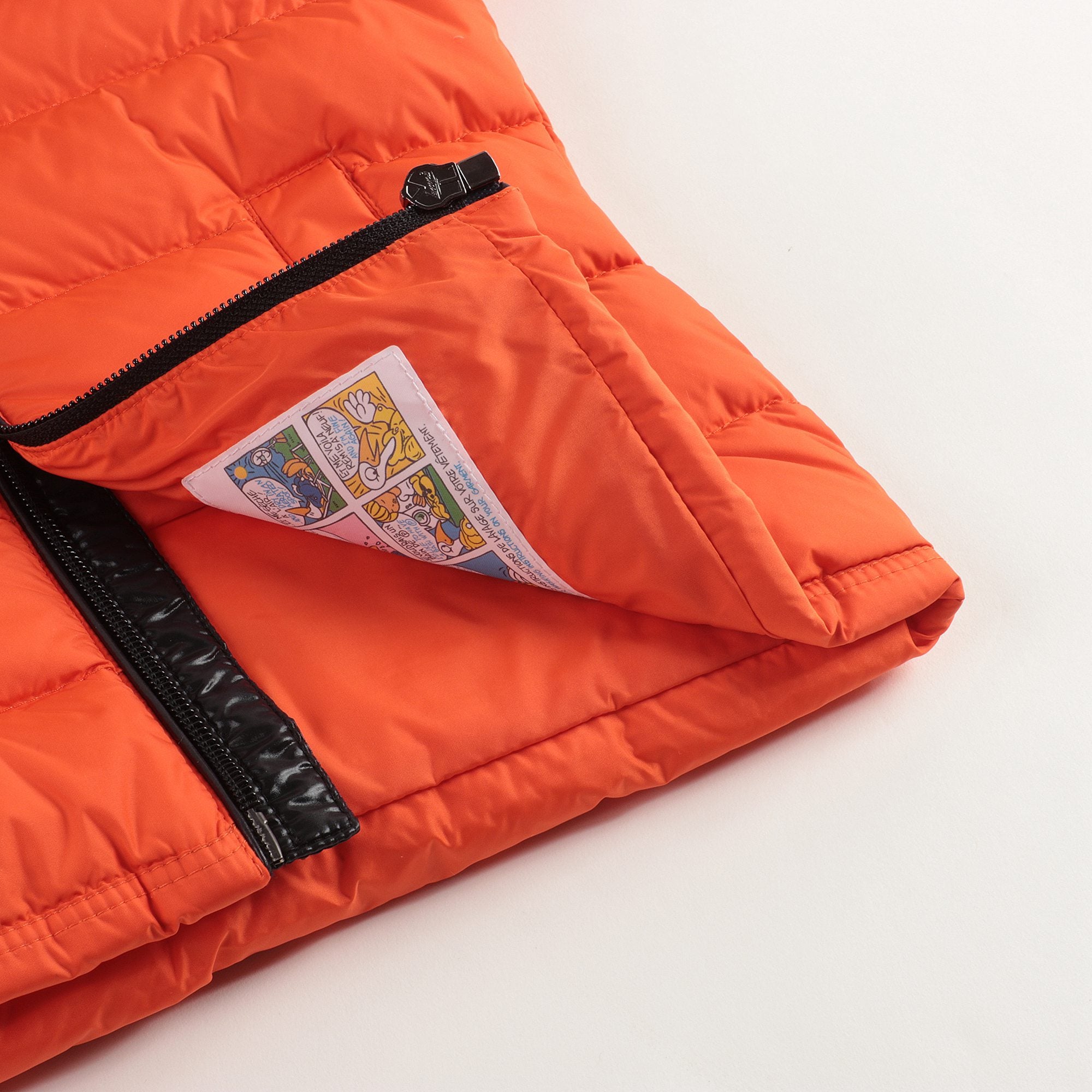 Baby Boys Bright Orange "LOURMARIN" Padded Down Coat