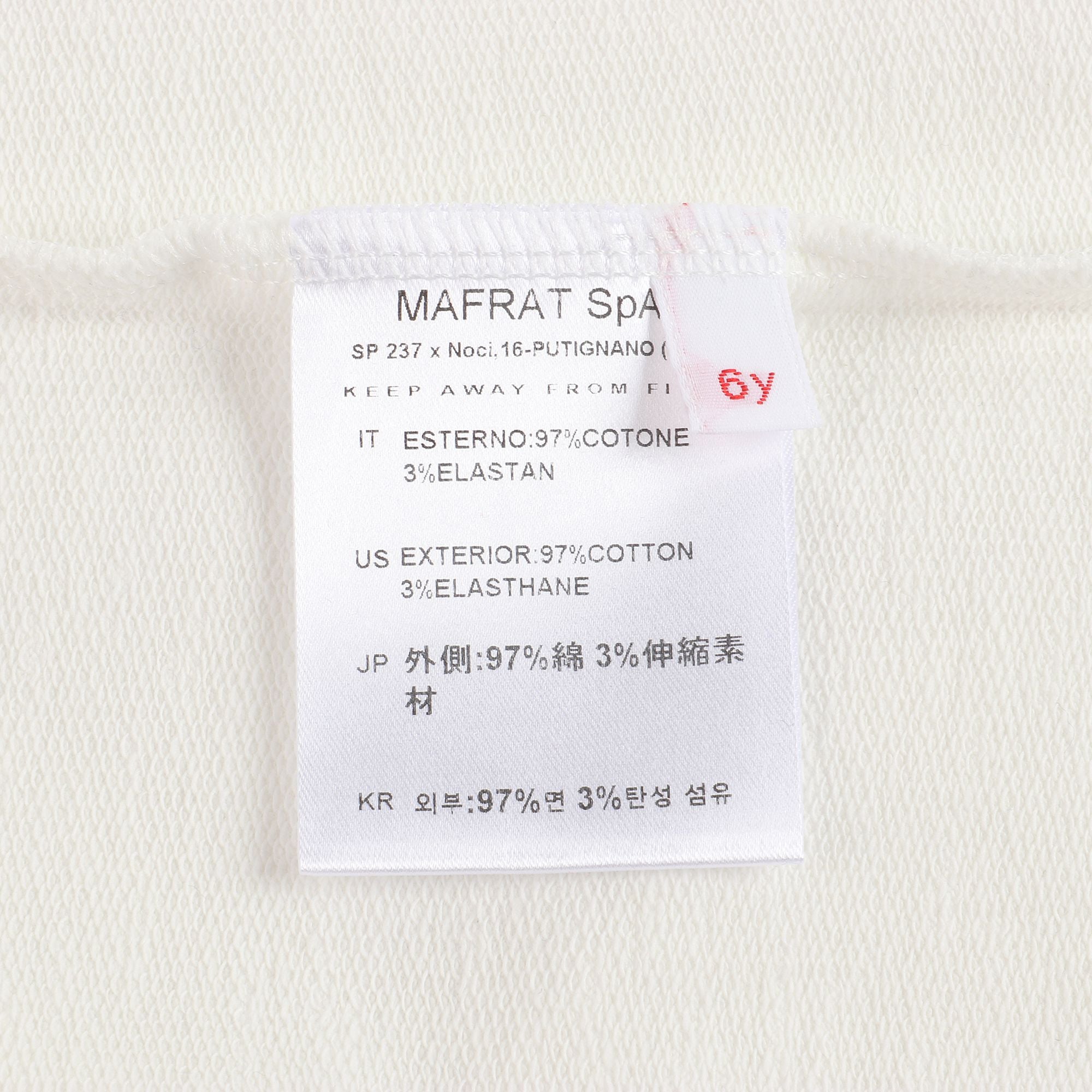 Girls White Cotton Sweater