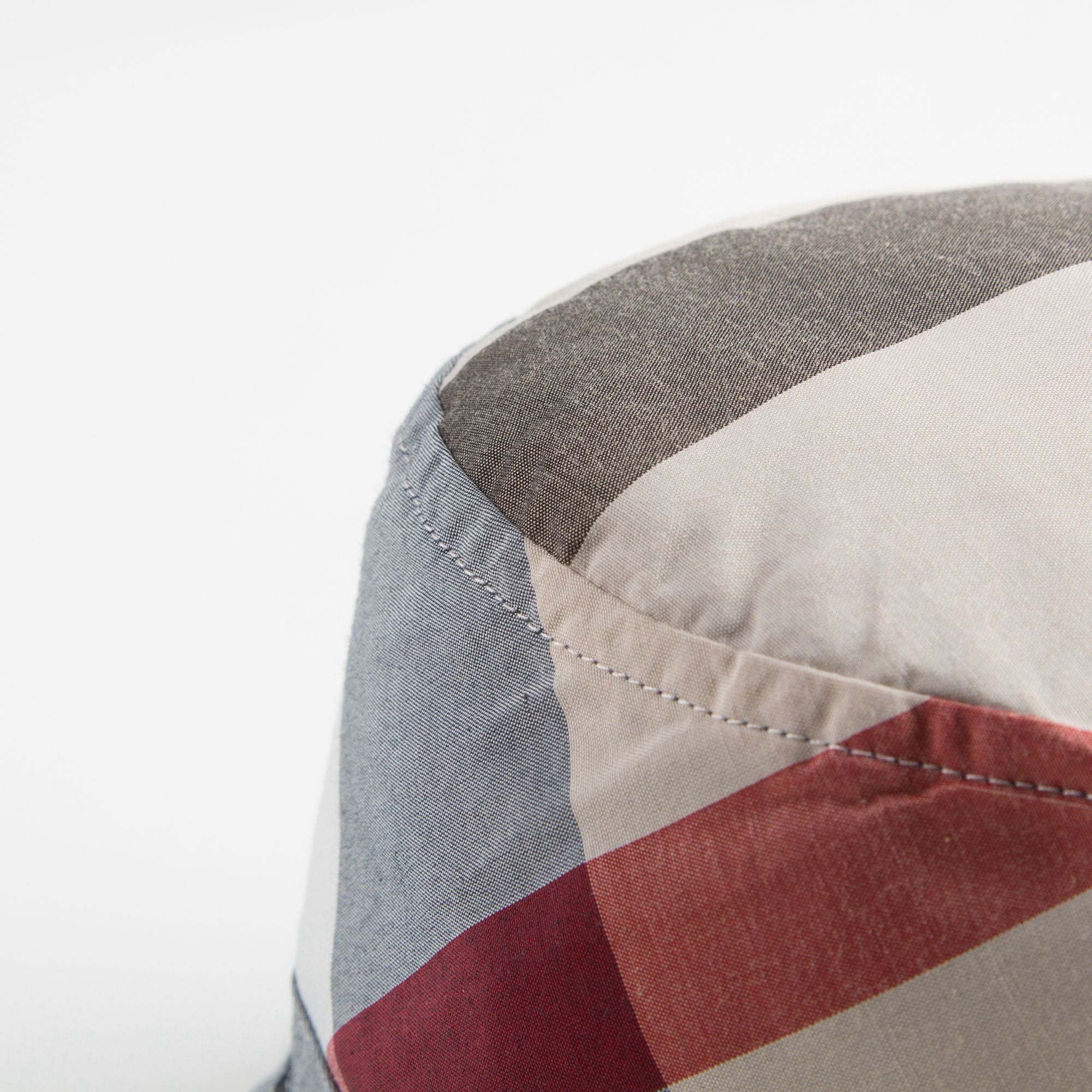 Baby Check & Blue Reversible Sun Hat