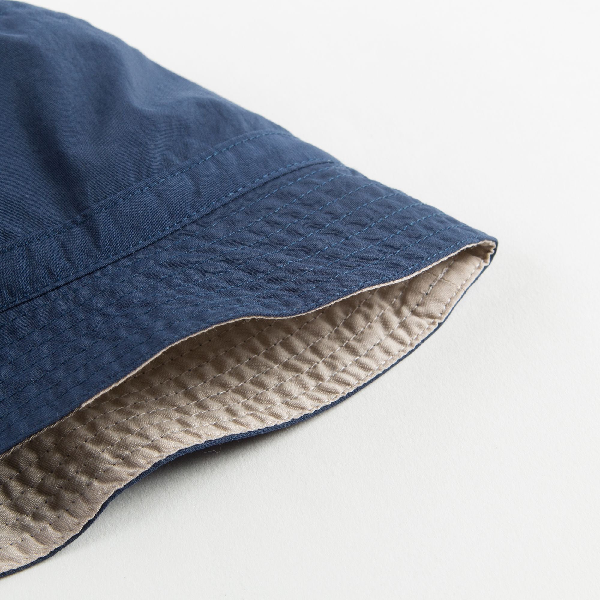 Baby Check & Blue Reversible Sun Hat