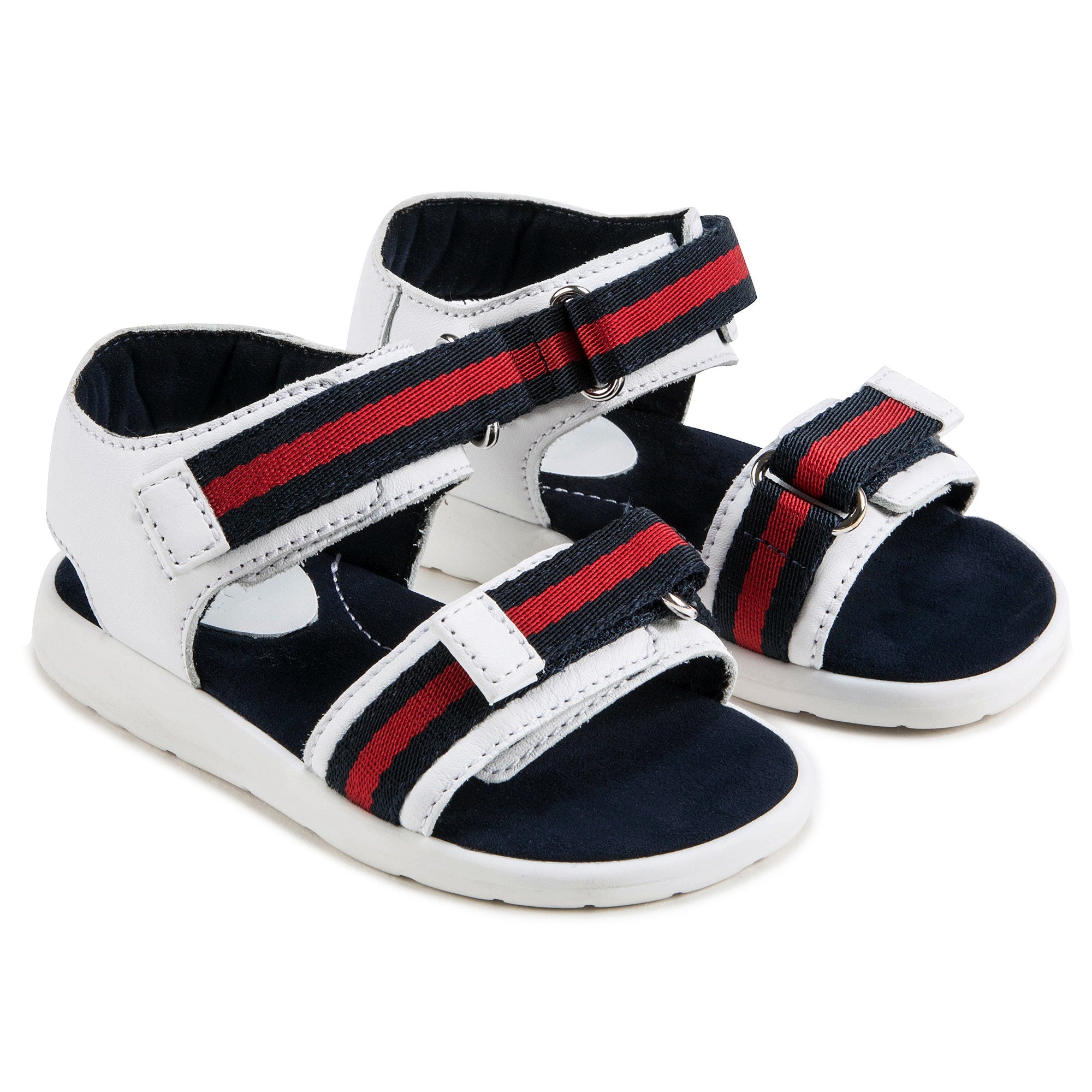 Baby Great White Velcro Sandals