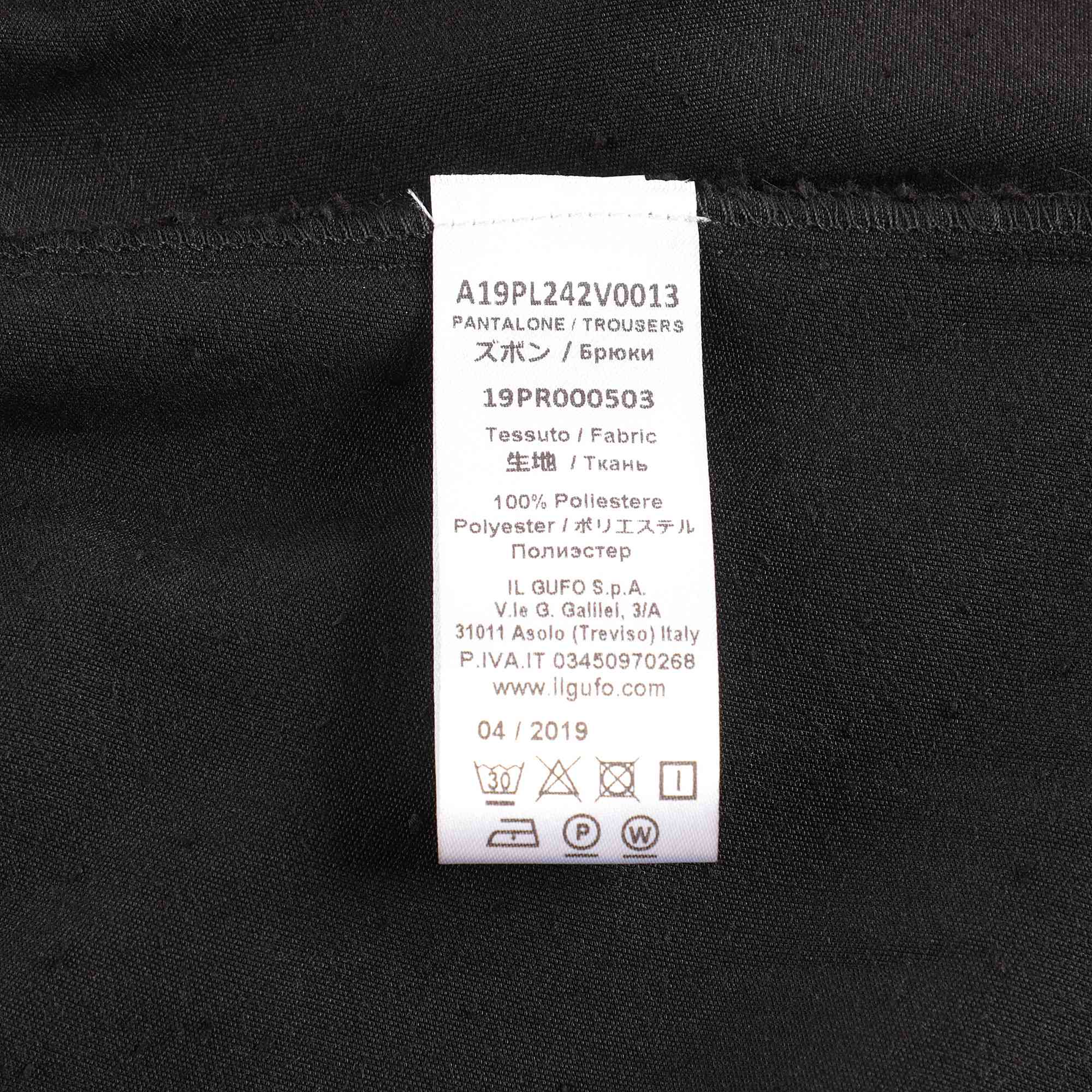 Girls Black Straight Trousers