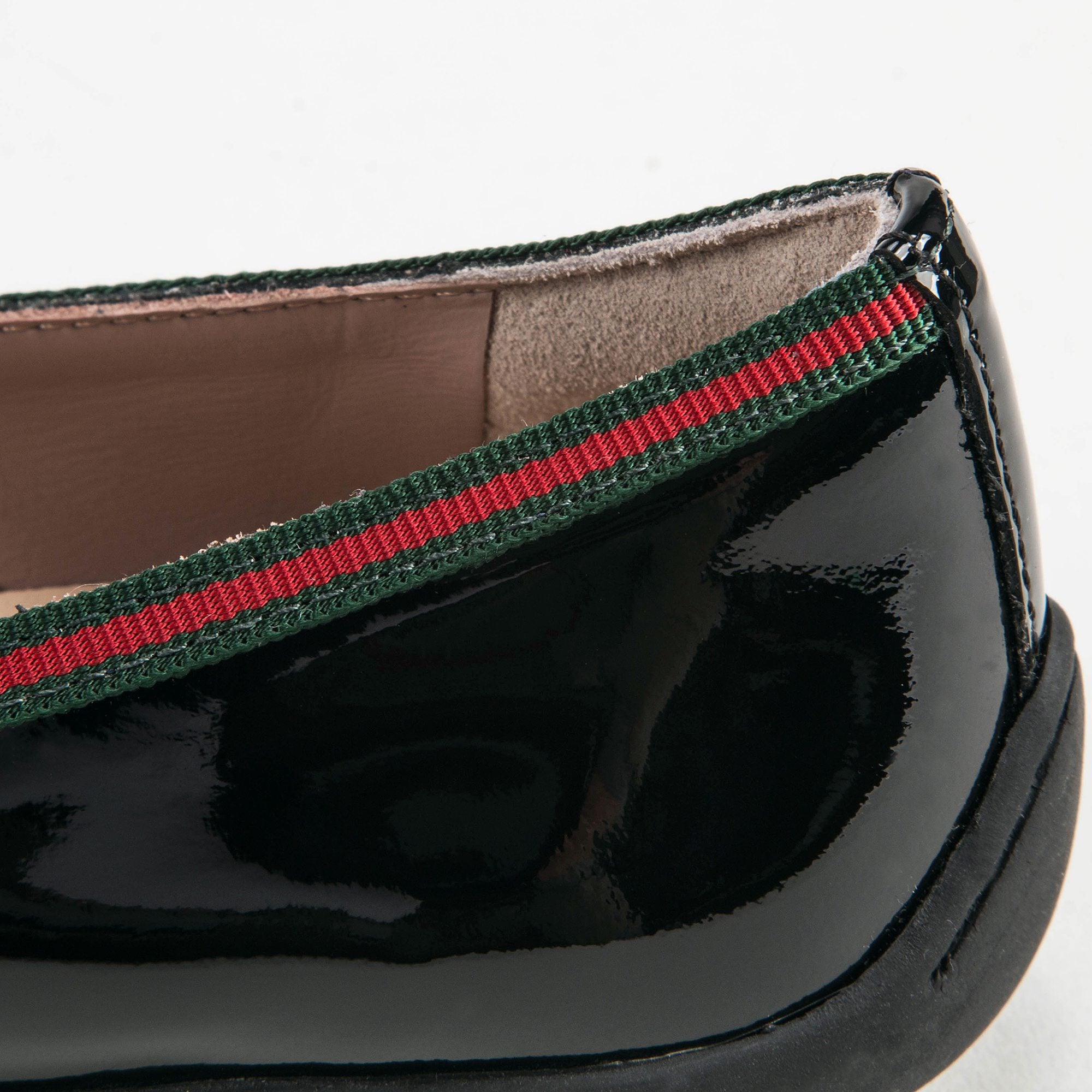 Girls Bright Black Shoes