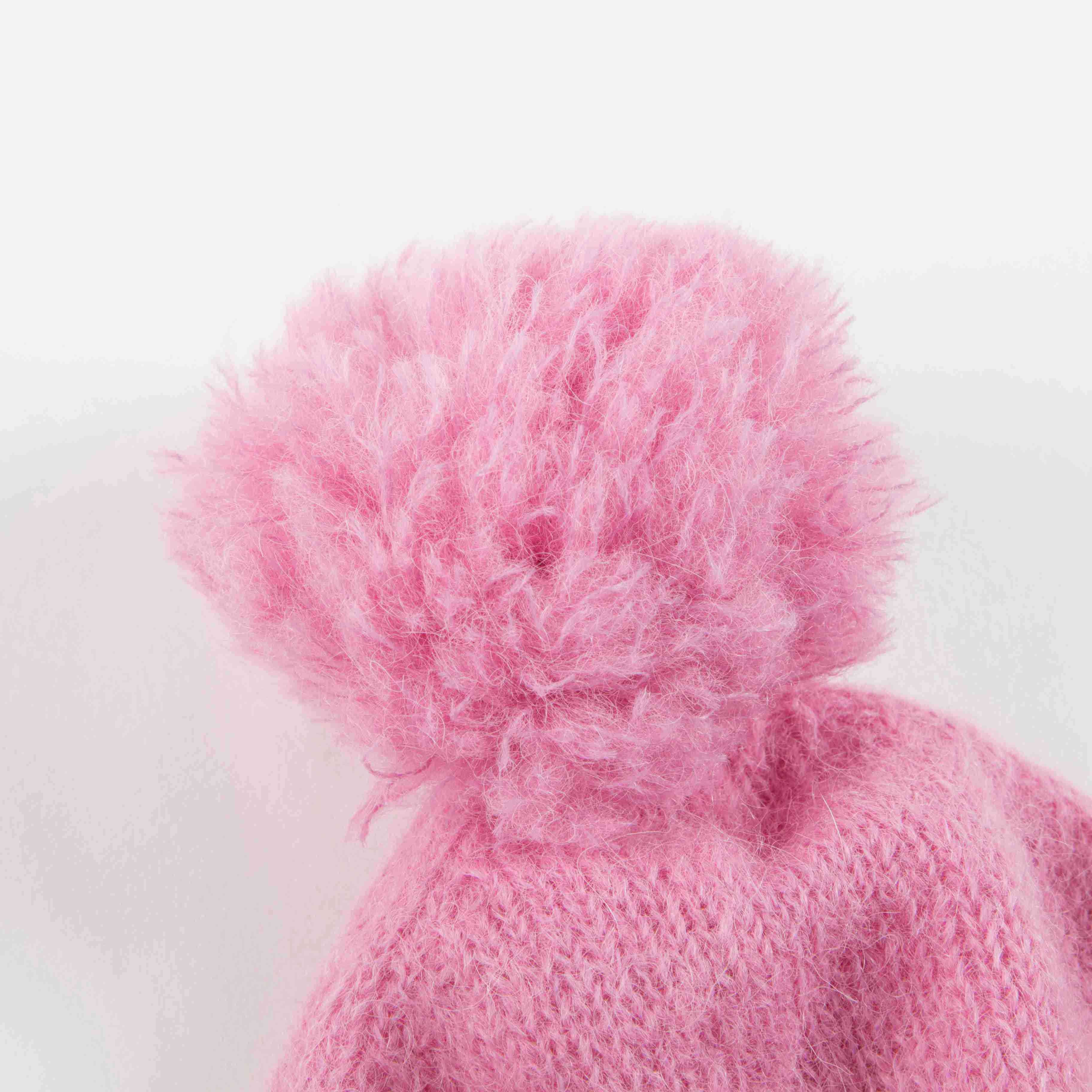 Baby Pink Knitted Hat