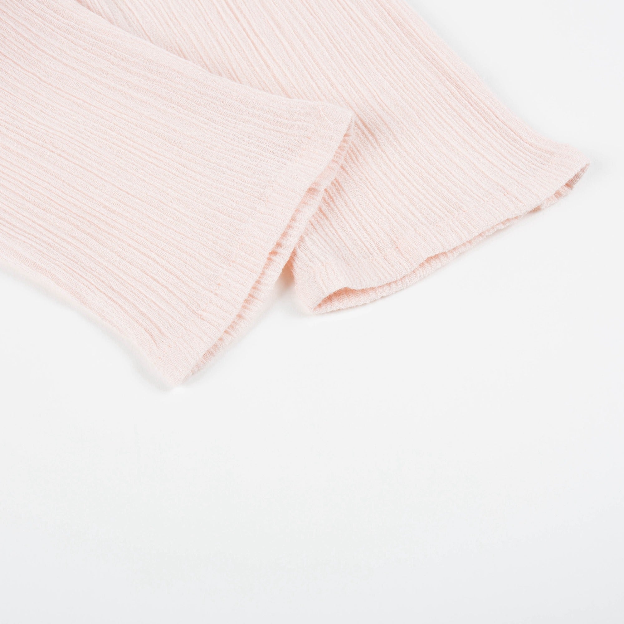 Baby Girls Light Pink "Cotton crepe" Trousers