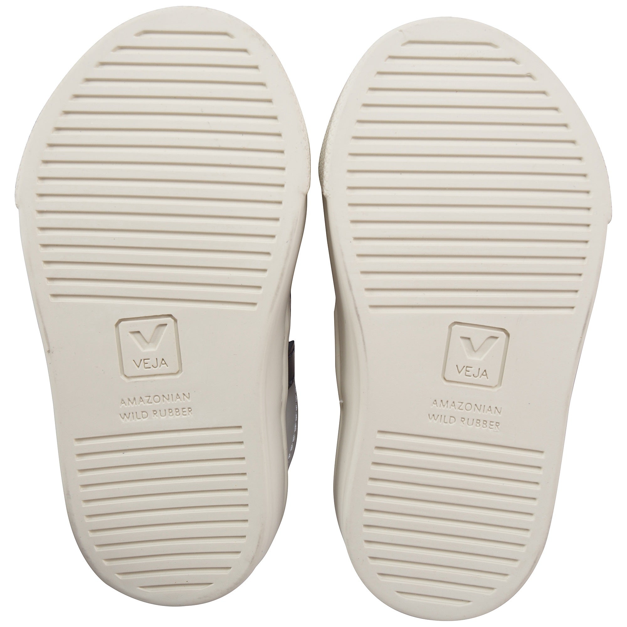 Baby White Leather Velcro With Blue "V" Shoes