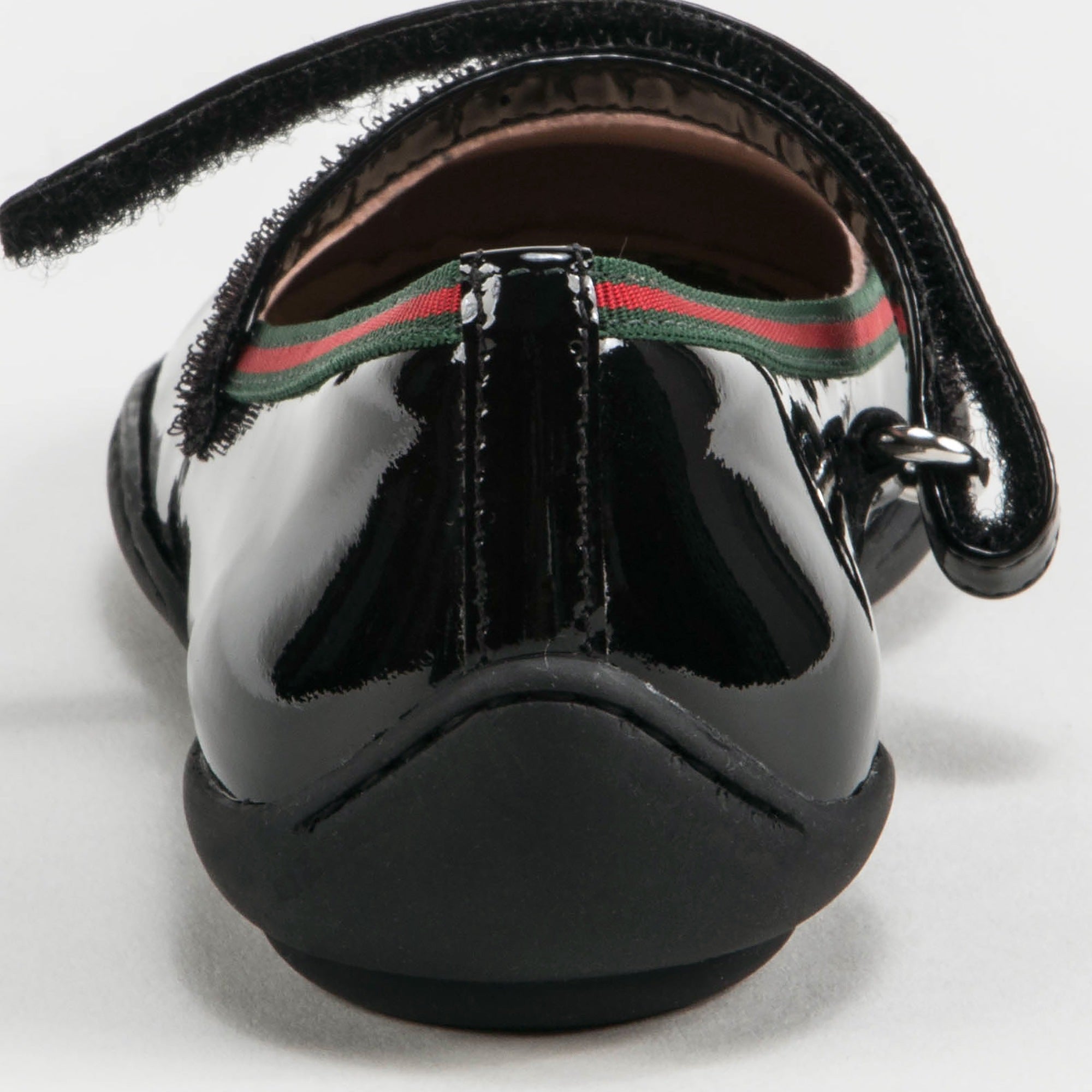 Girls Bright Black Shoes