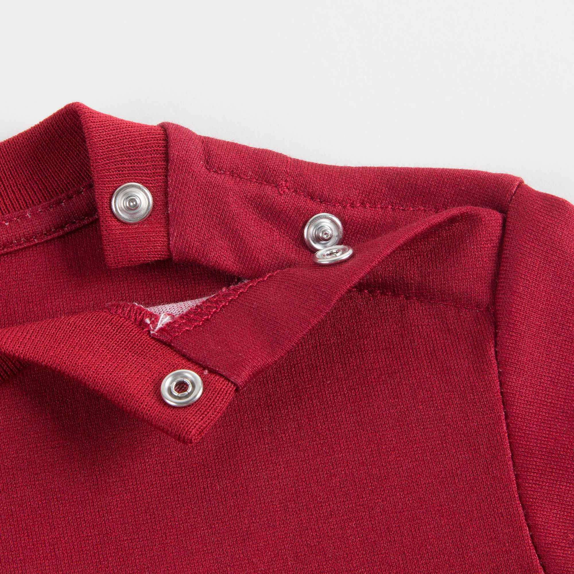 Baby Bright Red "Royal King" Cotton T-shirt
