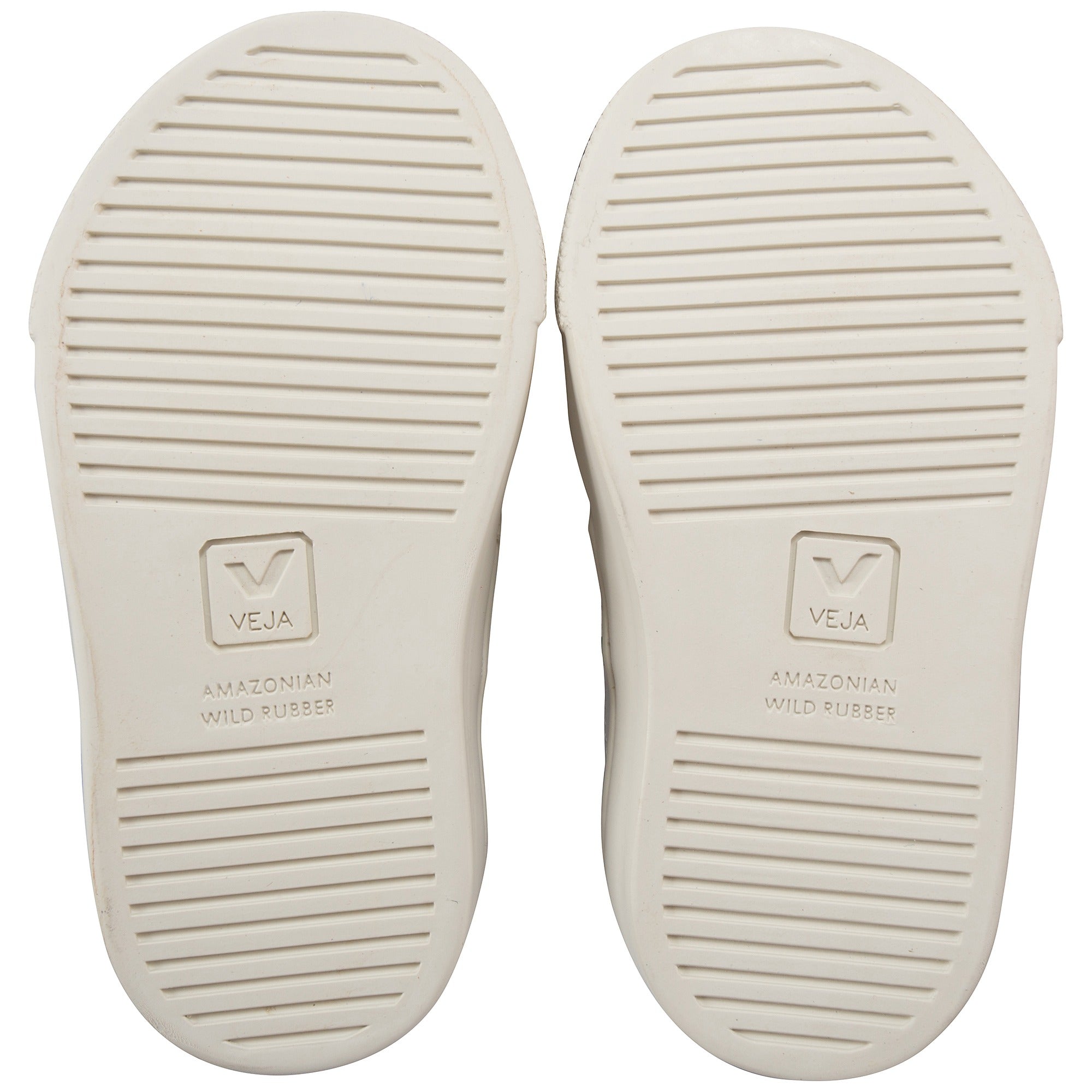 Baby White Leather Velcro With Green "V" Shoes
