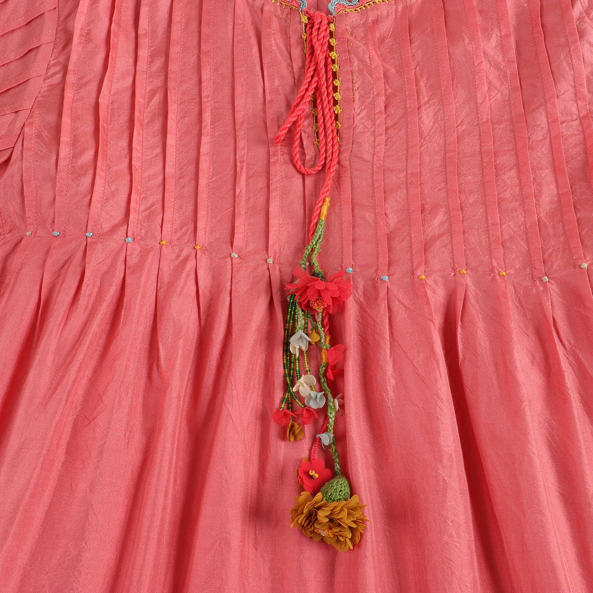 Girls Peach Dress
