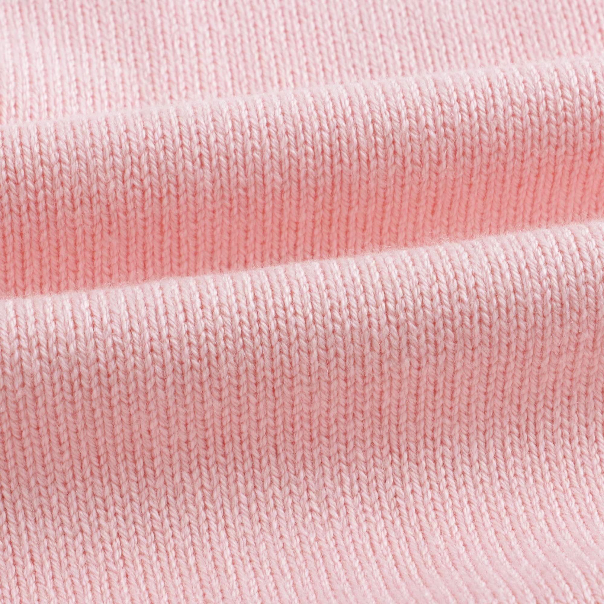Girls Pink Logo Cotton Sweater