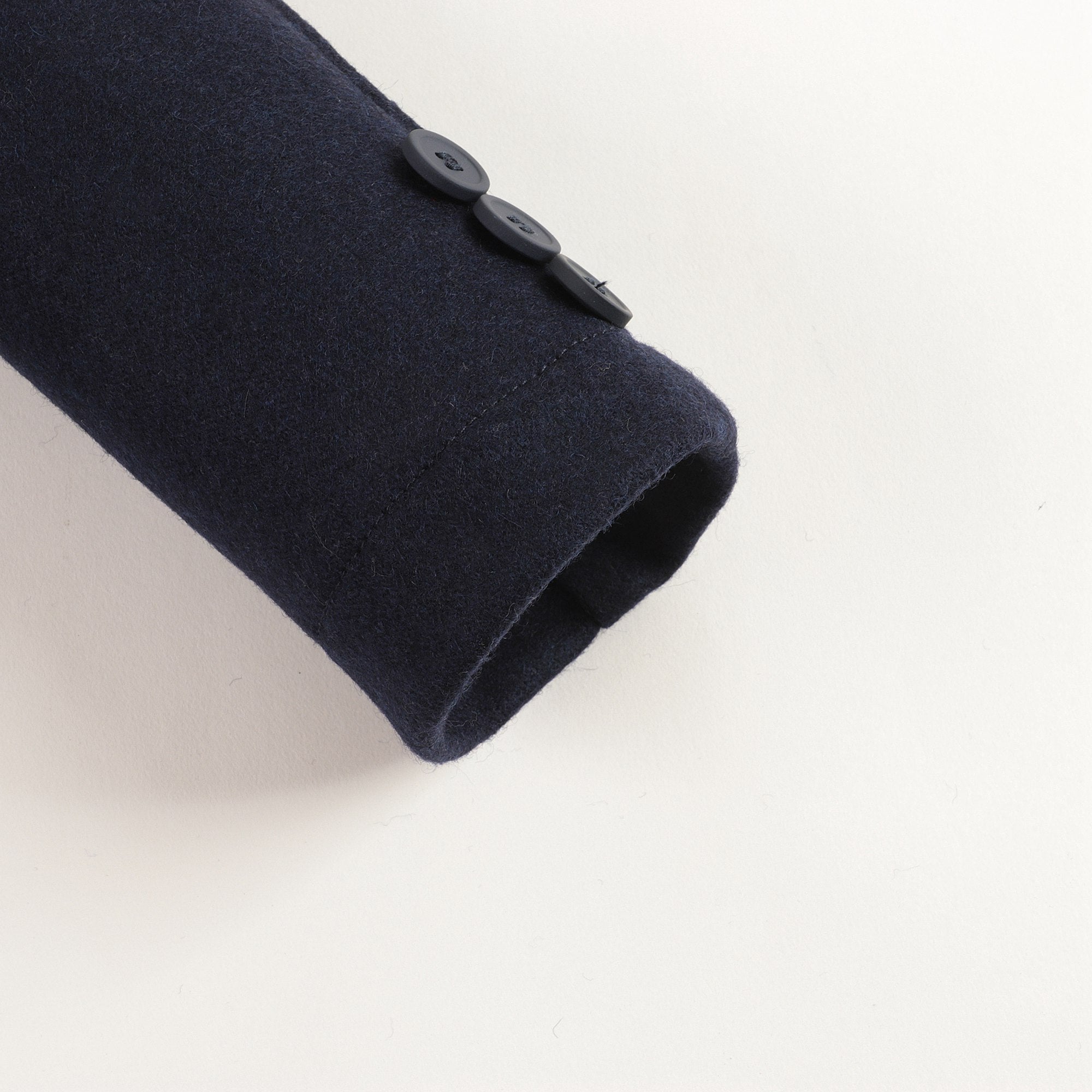 Boys Dark Blue Blazer Wool Coat
