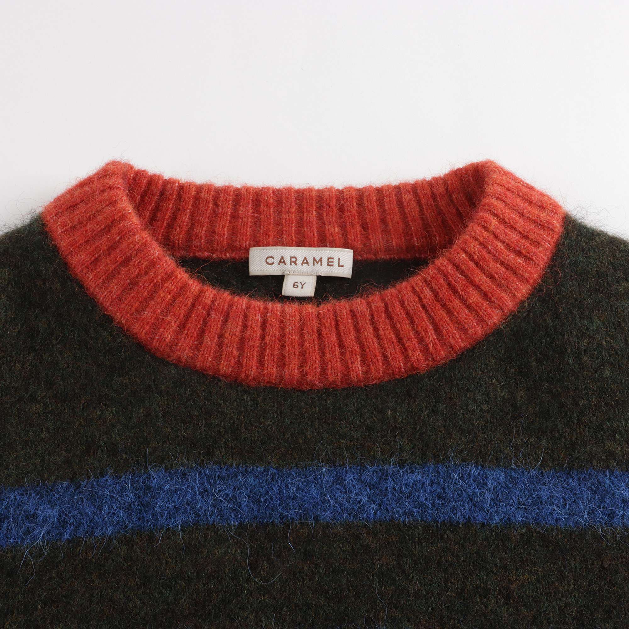 Boys & Girls Dark Green Stripes Sweater