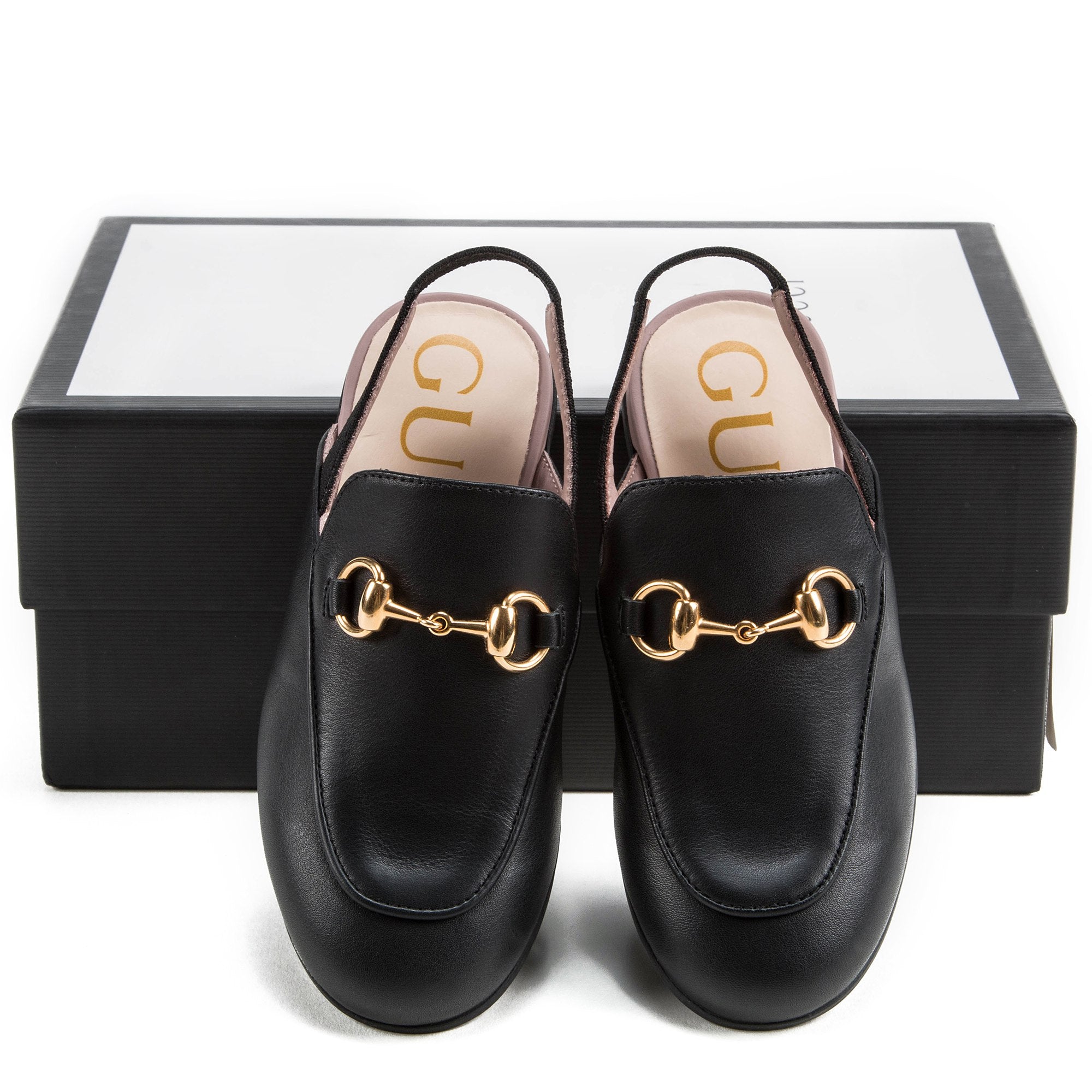 Girls Black Logo Shoes
