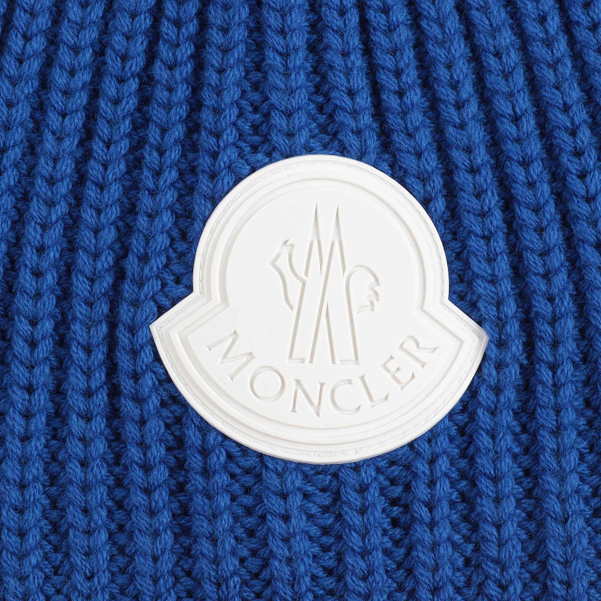 Boys & Girls Bright Blue Logo Wool Hat