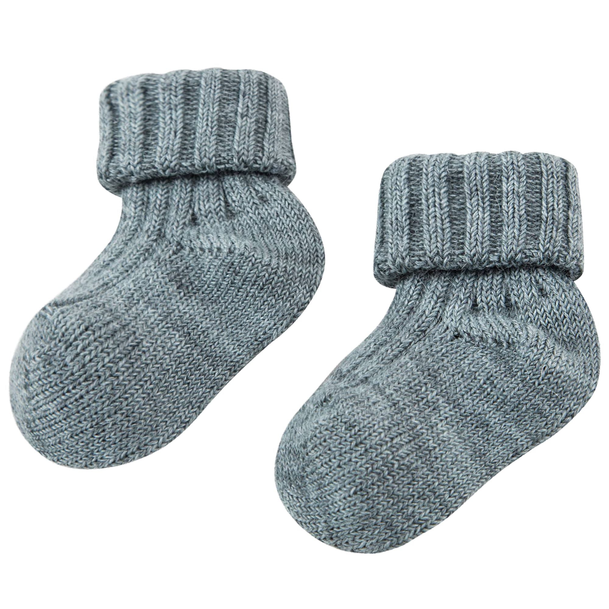 Baby Iceland Blue Knitted Low Socks