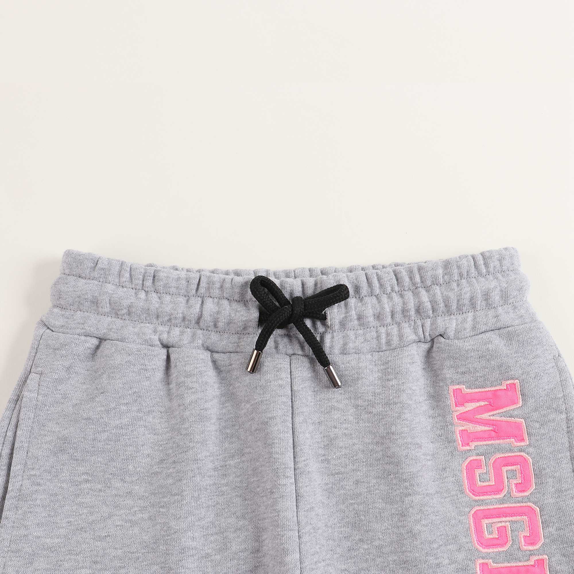 Girls Grey Cotton Shorts