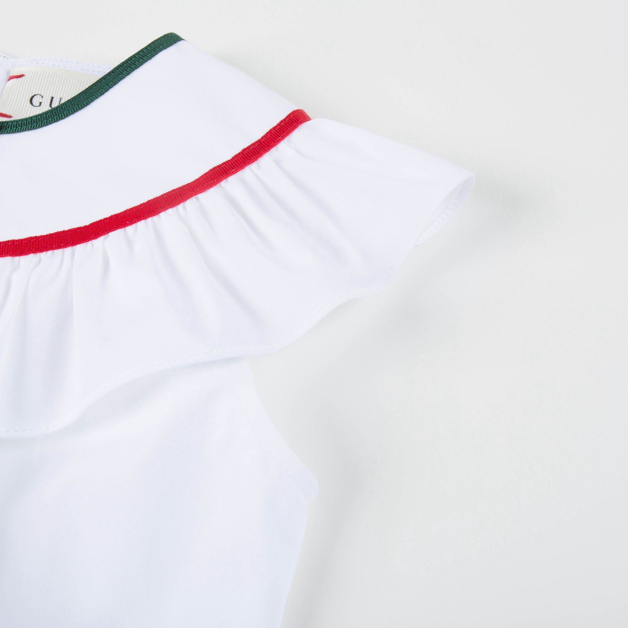 Baby Girls White Cotton Blouse