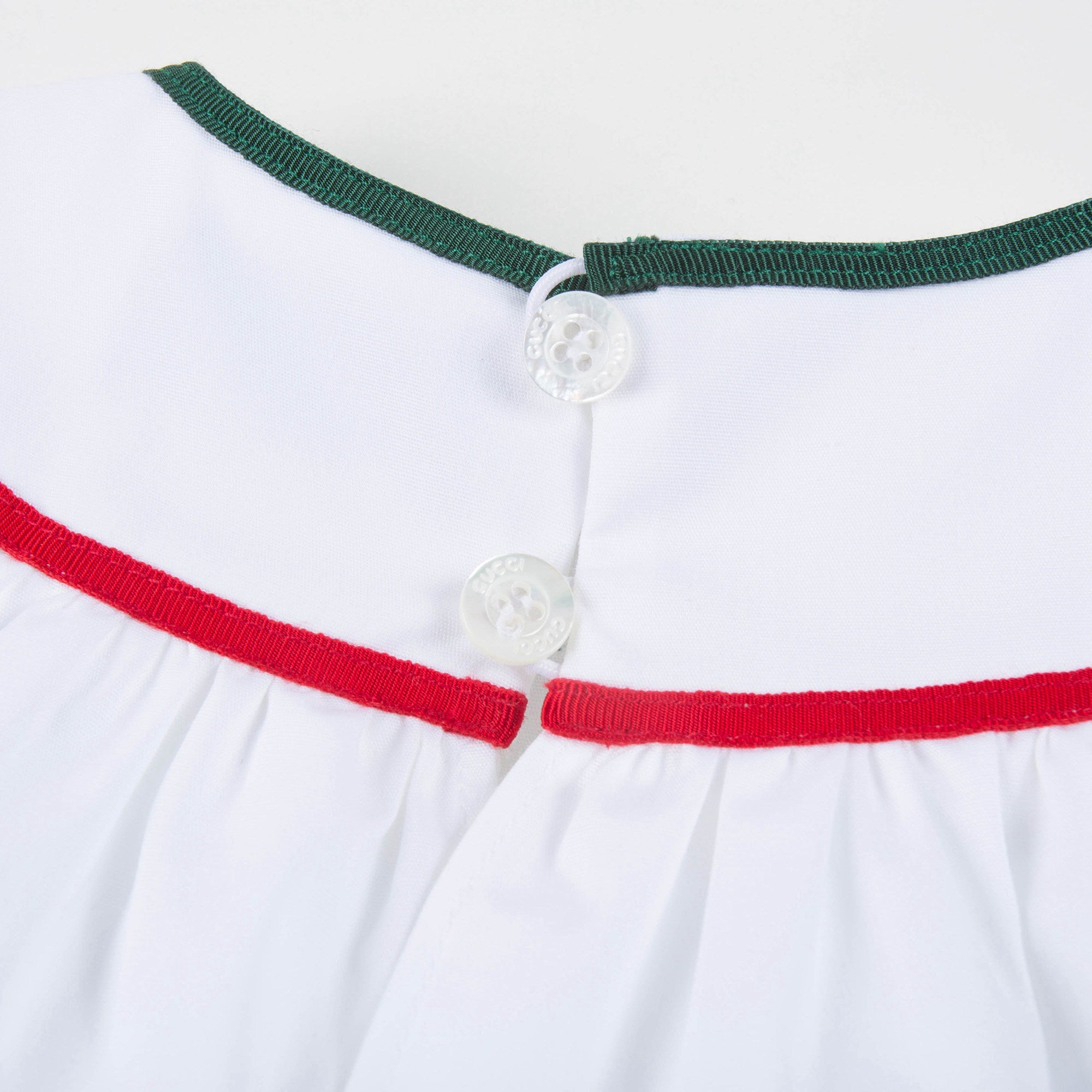 Baby Girls White Cotton Blouse