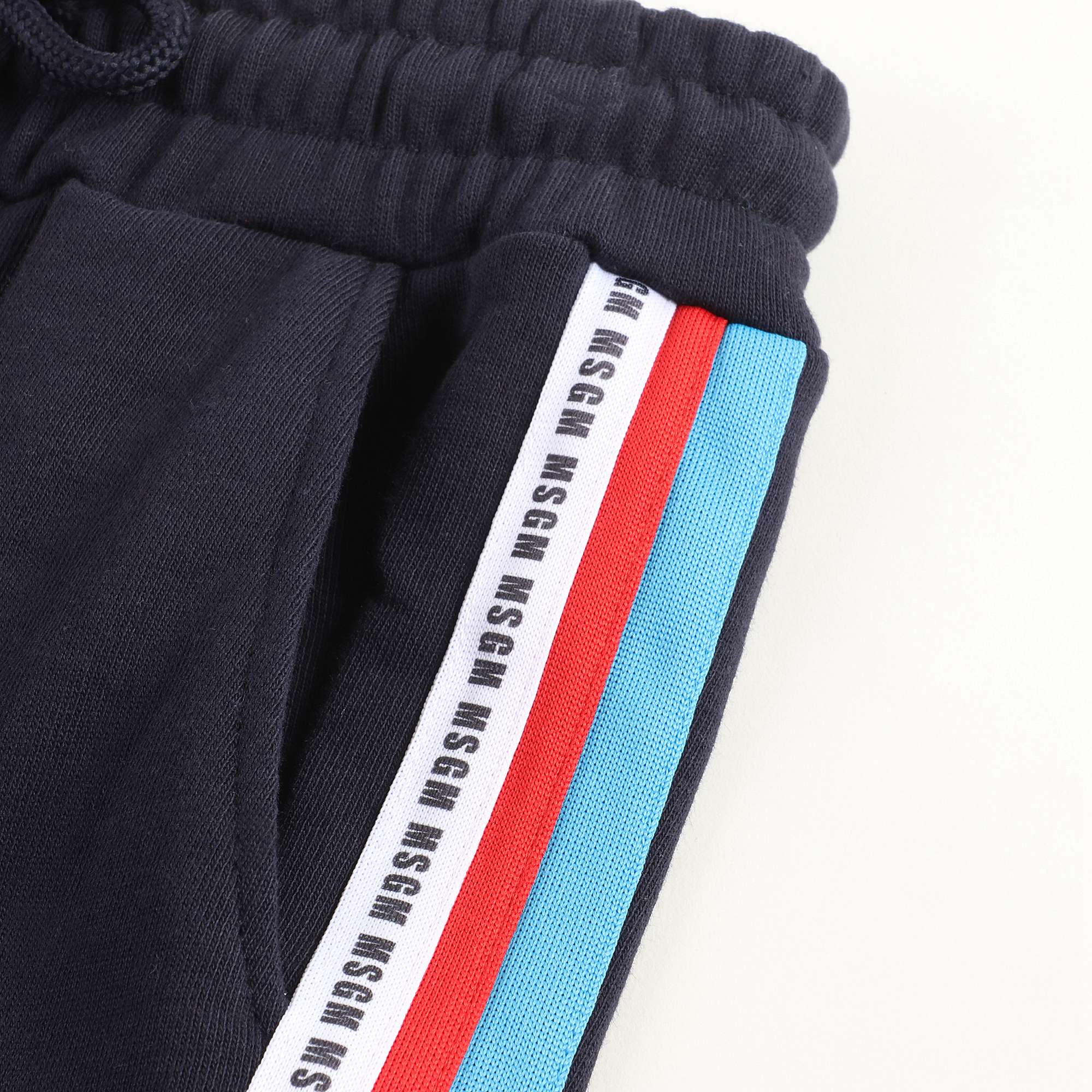 Boys Blue Cotton Trousers
