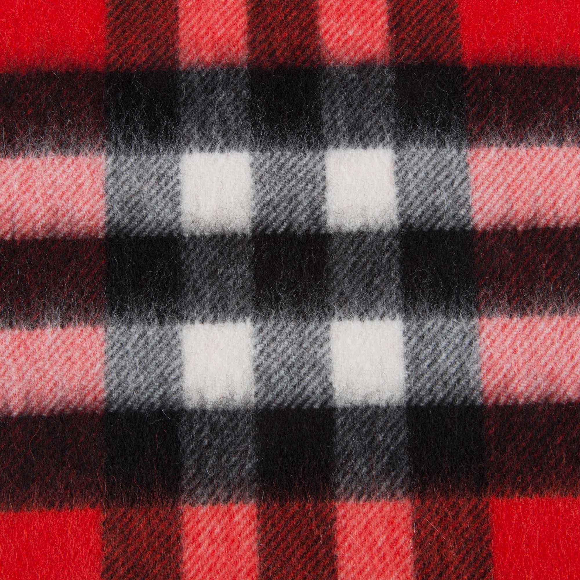 Girls Bright Orange Red Cashmere Scarves