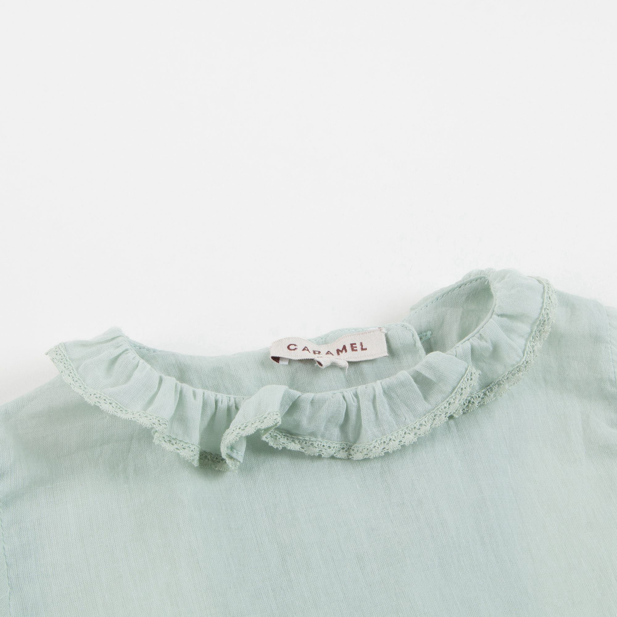 Baby Girls Pale Green Woven Top