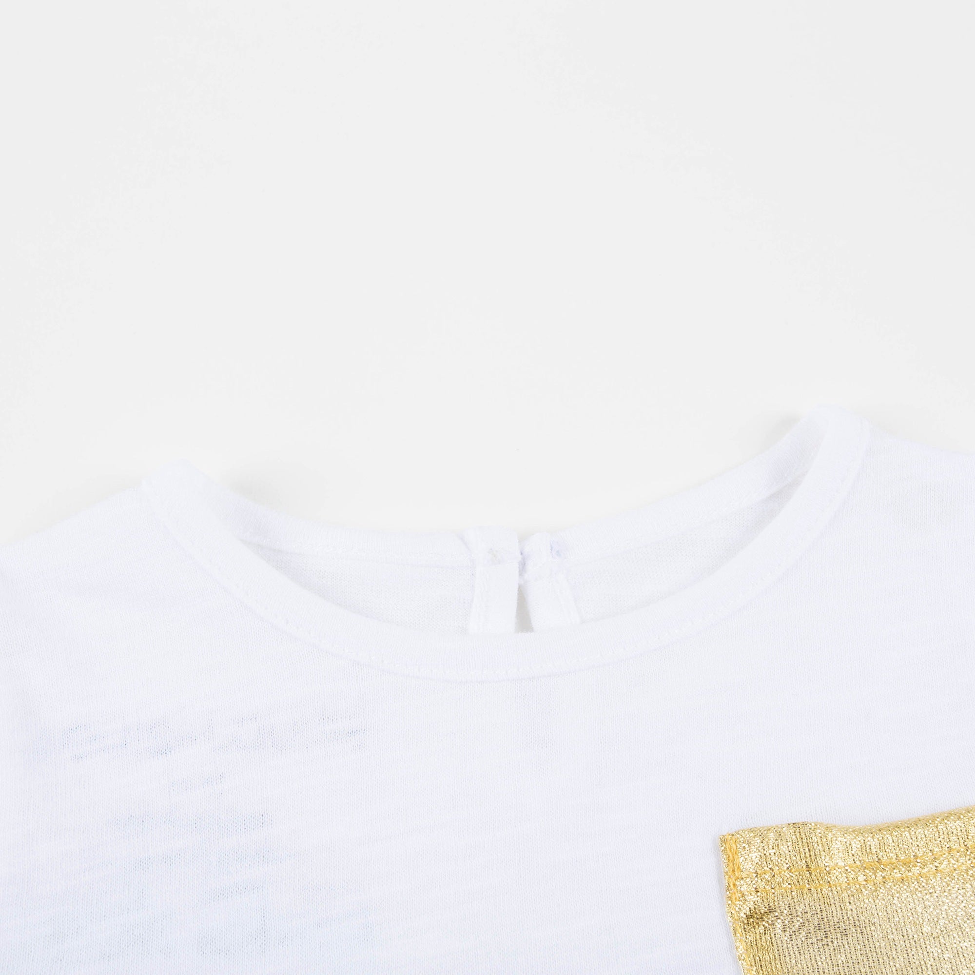 Baby White "Jersey" Cotton T-shirt